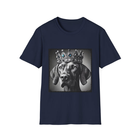 Vizsla Reign Supreme design dog lover unisex t-shirt in navy