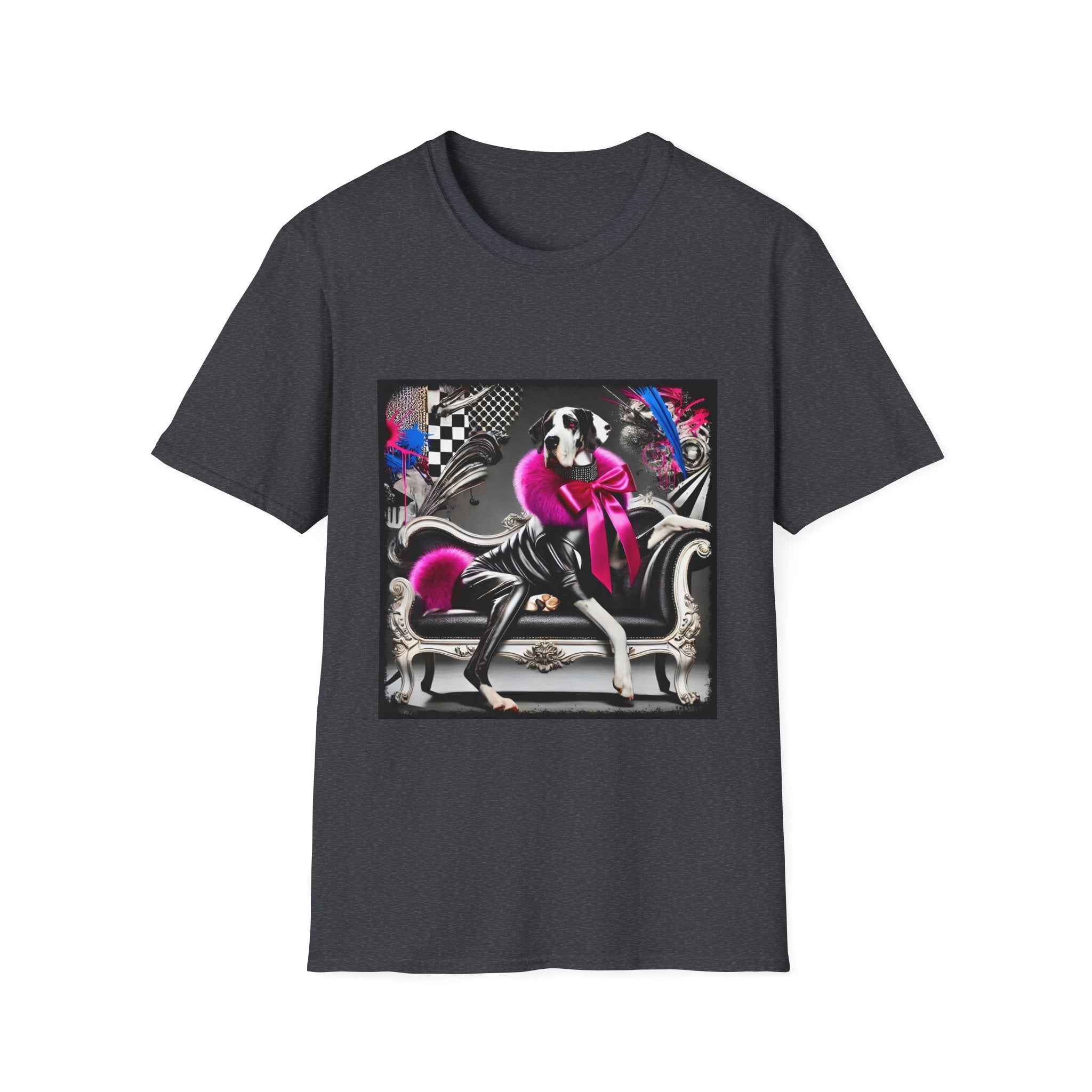 Great Dane Rock Chic | Unisex Dog T-Shirt
