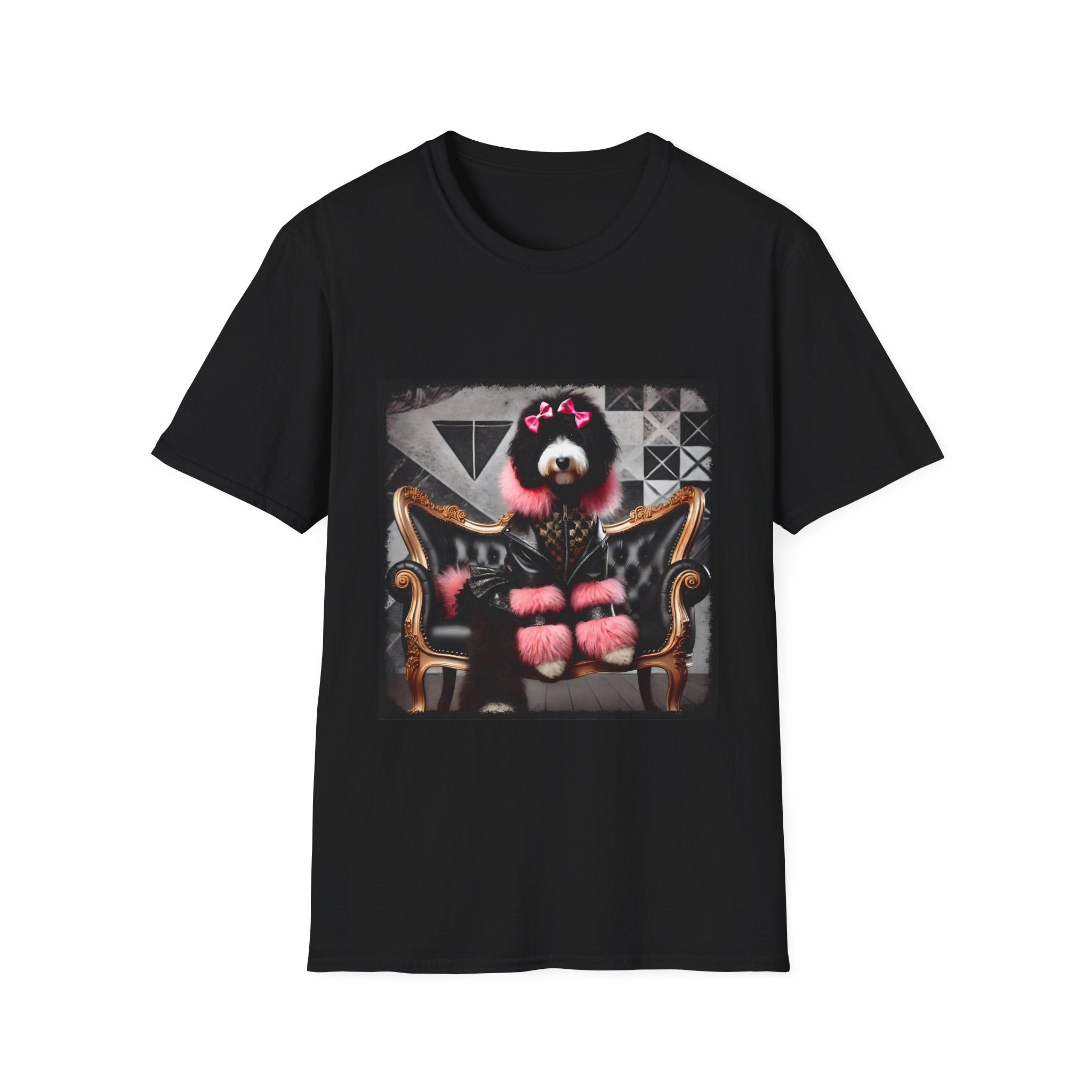 Bernedoodle Chic Rocker | Unisex Dog T-Shirt