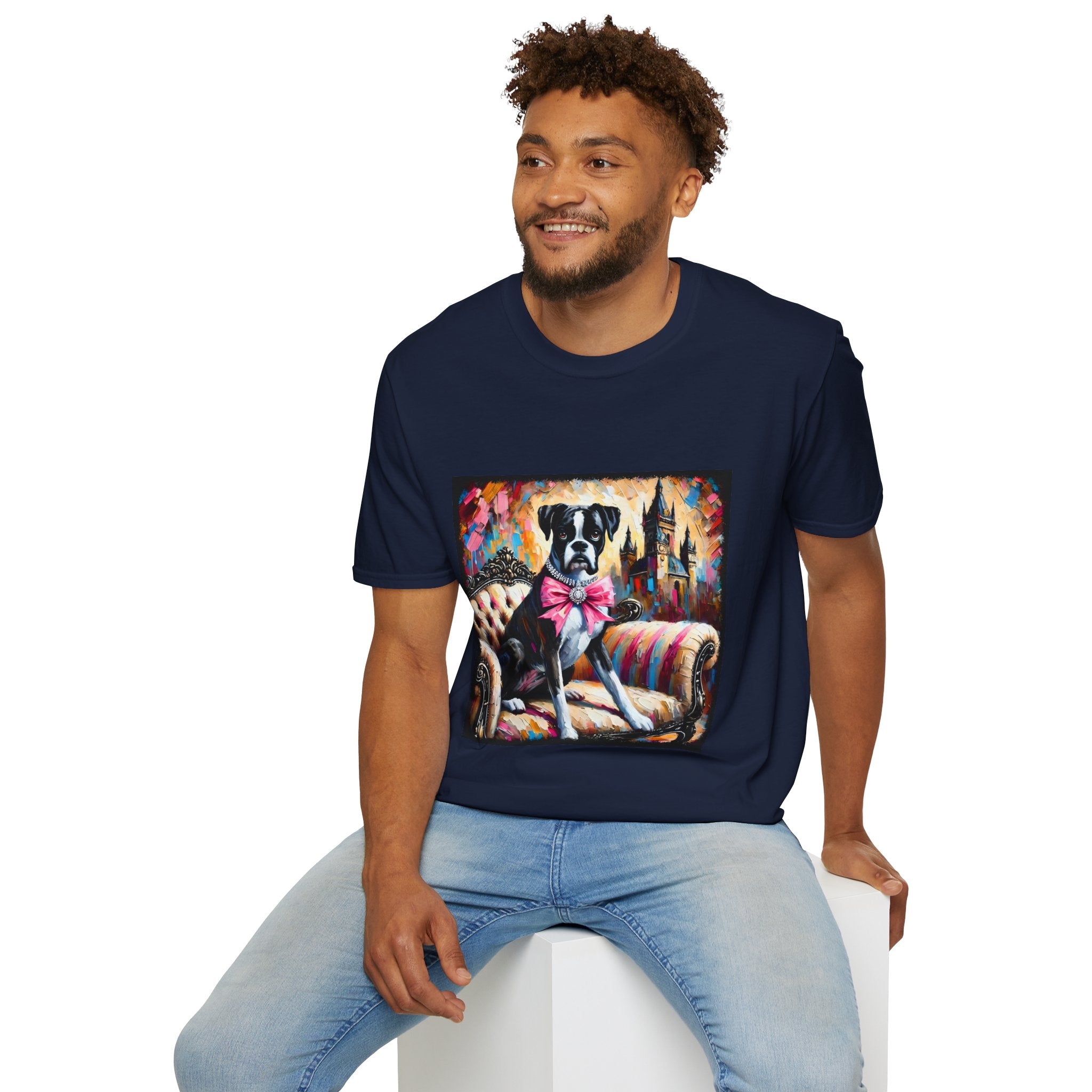 Boxer Pink Princess Classic | Unisex Dog T-Shirt