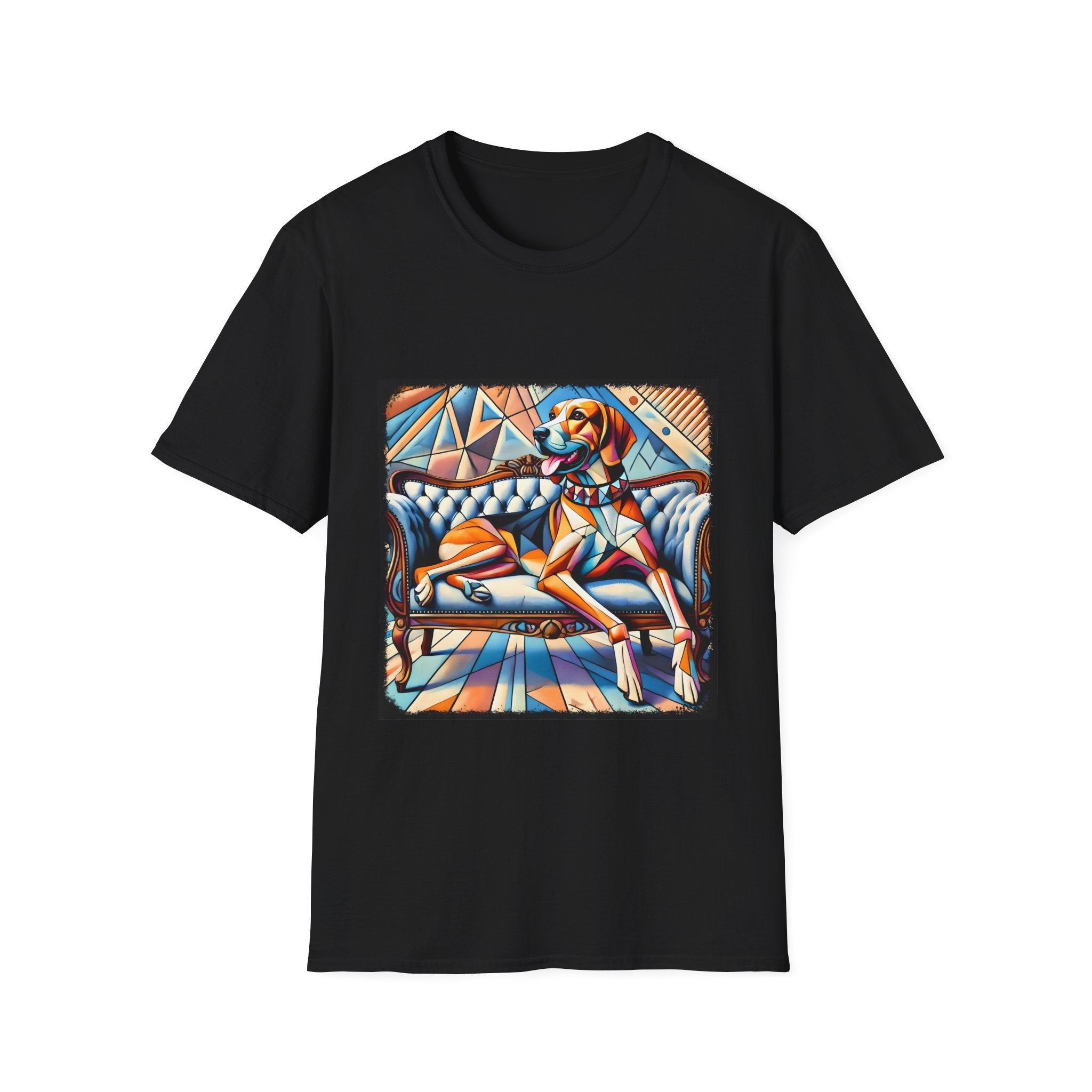 Treeing Walker Coonhound Bold Geometric | Unisex Dog T-Shirt
