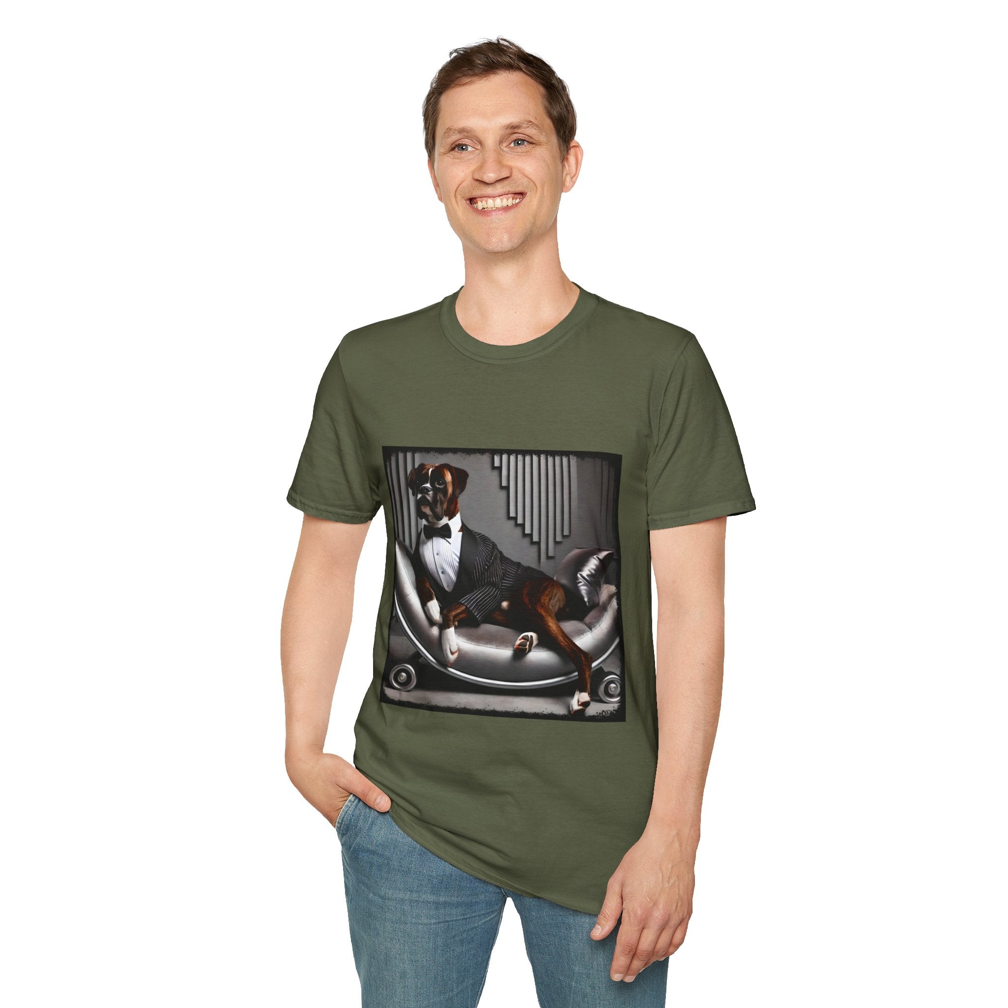 Boxer Classic Charm | Unisex Dog T-Shirt