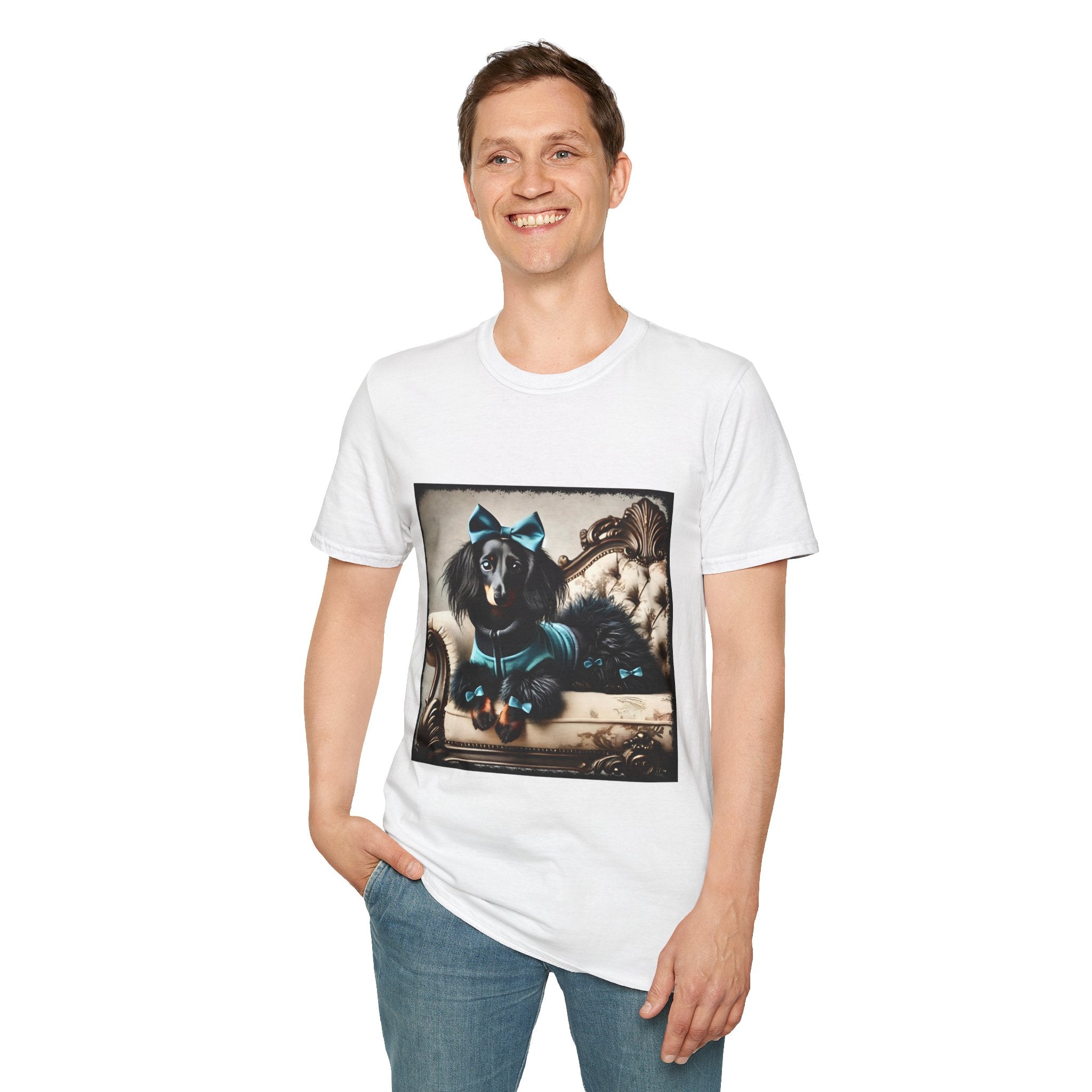Dachshund Bow Babe | Unisex Dog T-Shirt