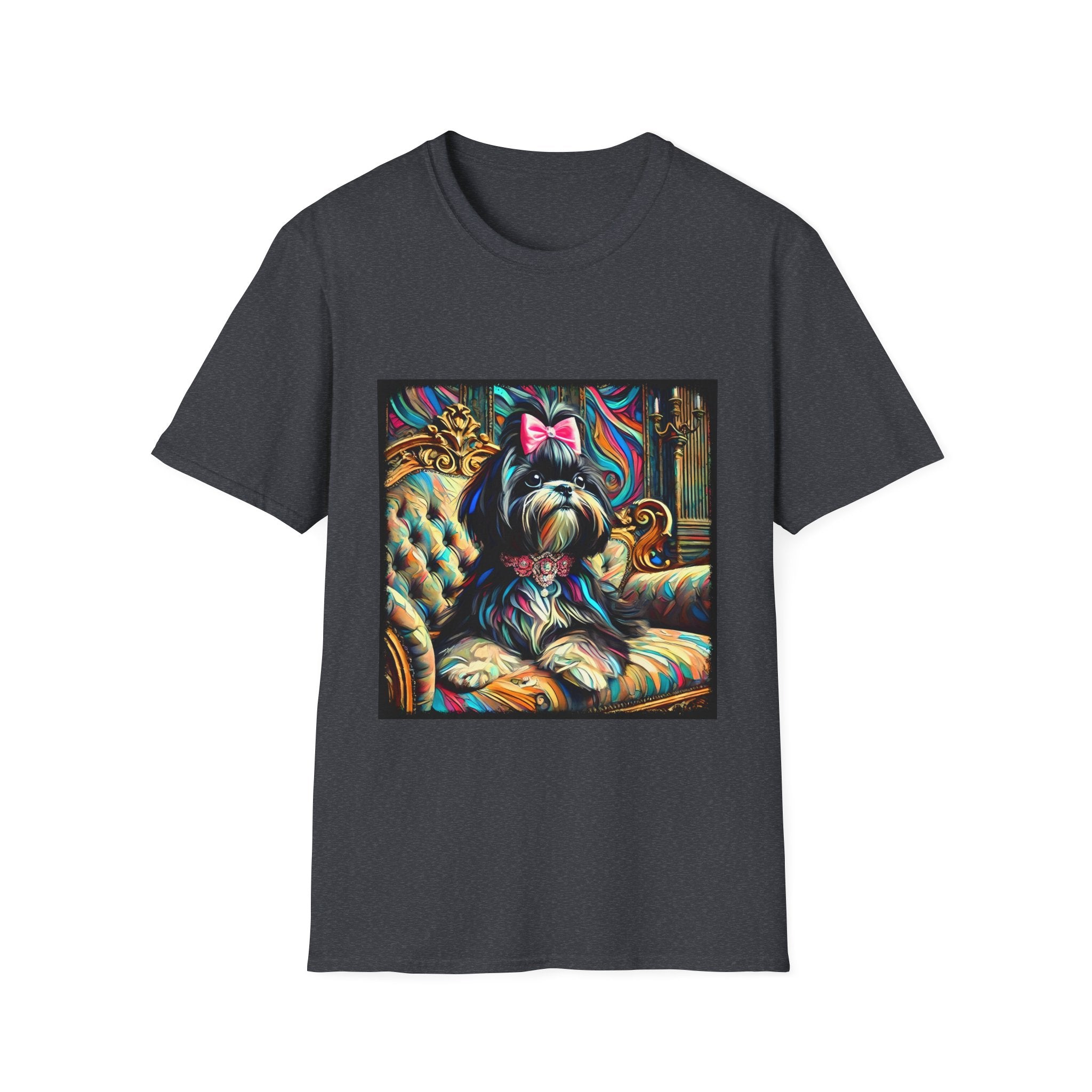 Shih Tzu Pink Bow Classic | Unisex Dog T-Shirt
