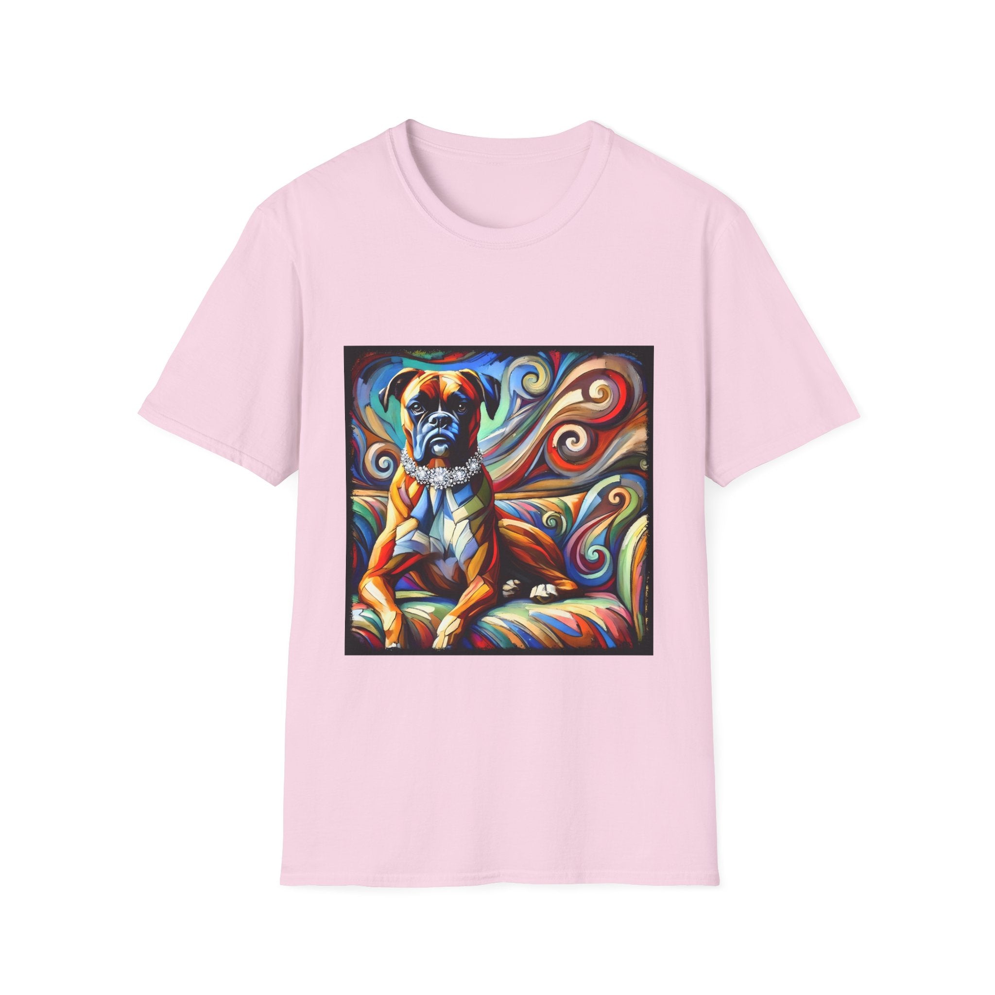 Boxer Diamond Swirl | Unisex Dog T-Shirt