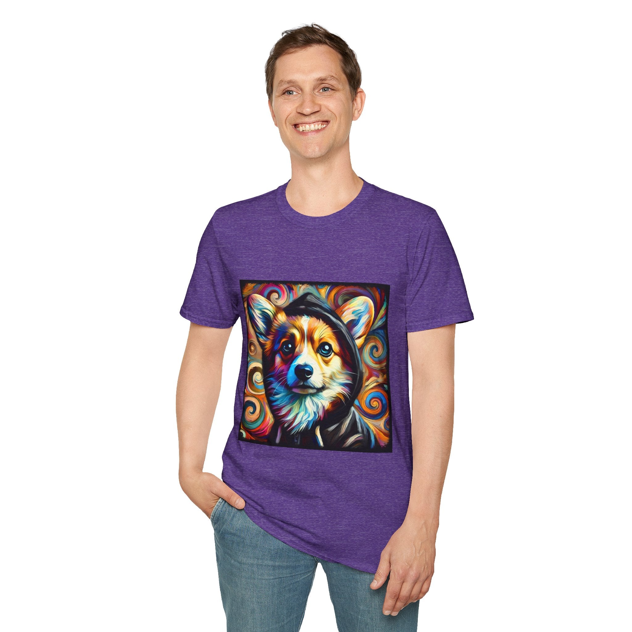 Pembroke Welsh Corgi Relaxed Swirl | Unisex Dog T-Shirt