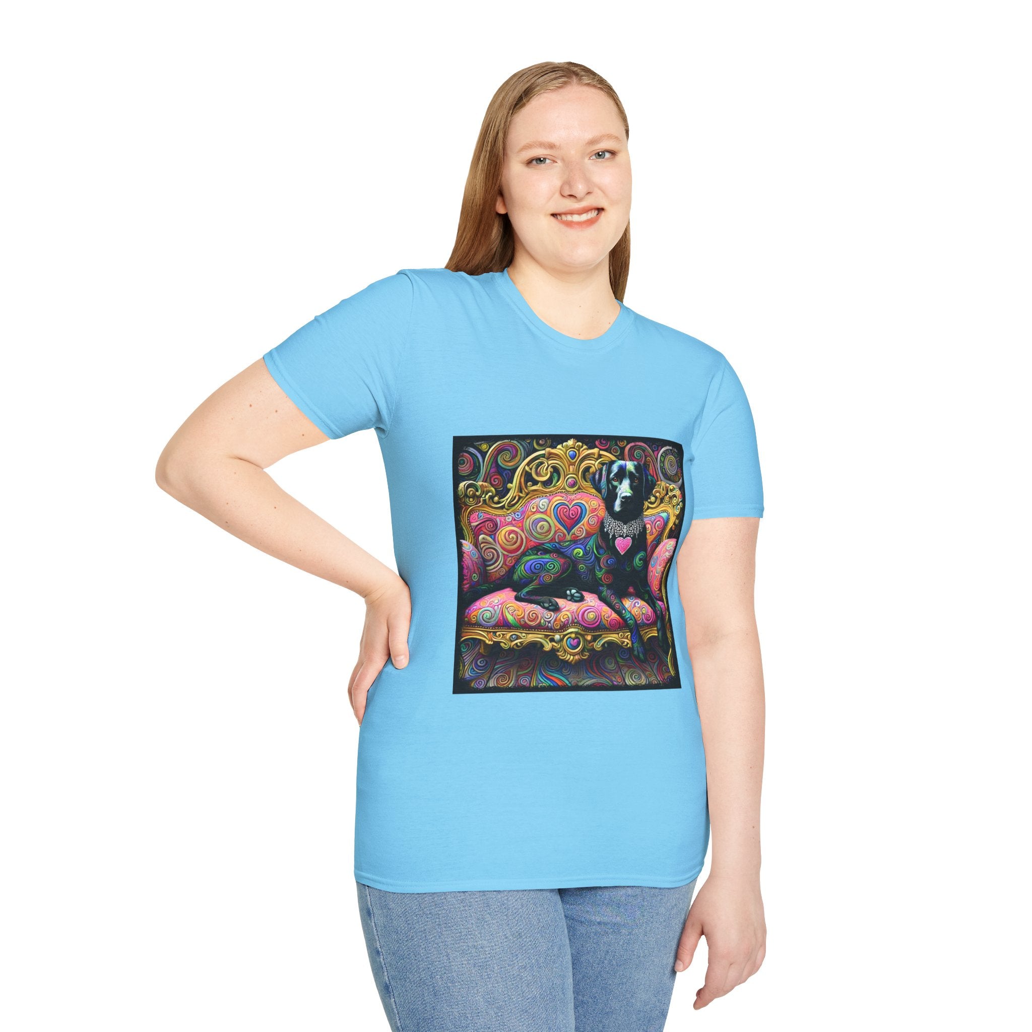 Labrador Retriever Love Swirl | Unisex Dog T-Shirt