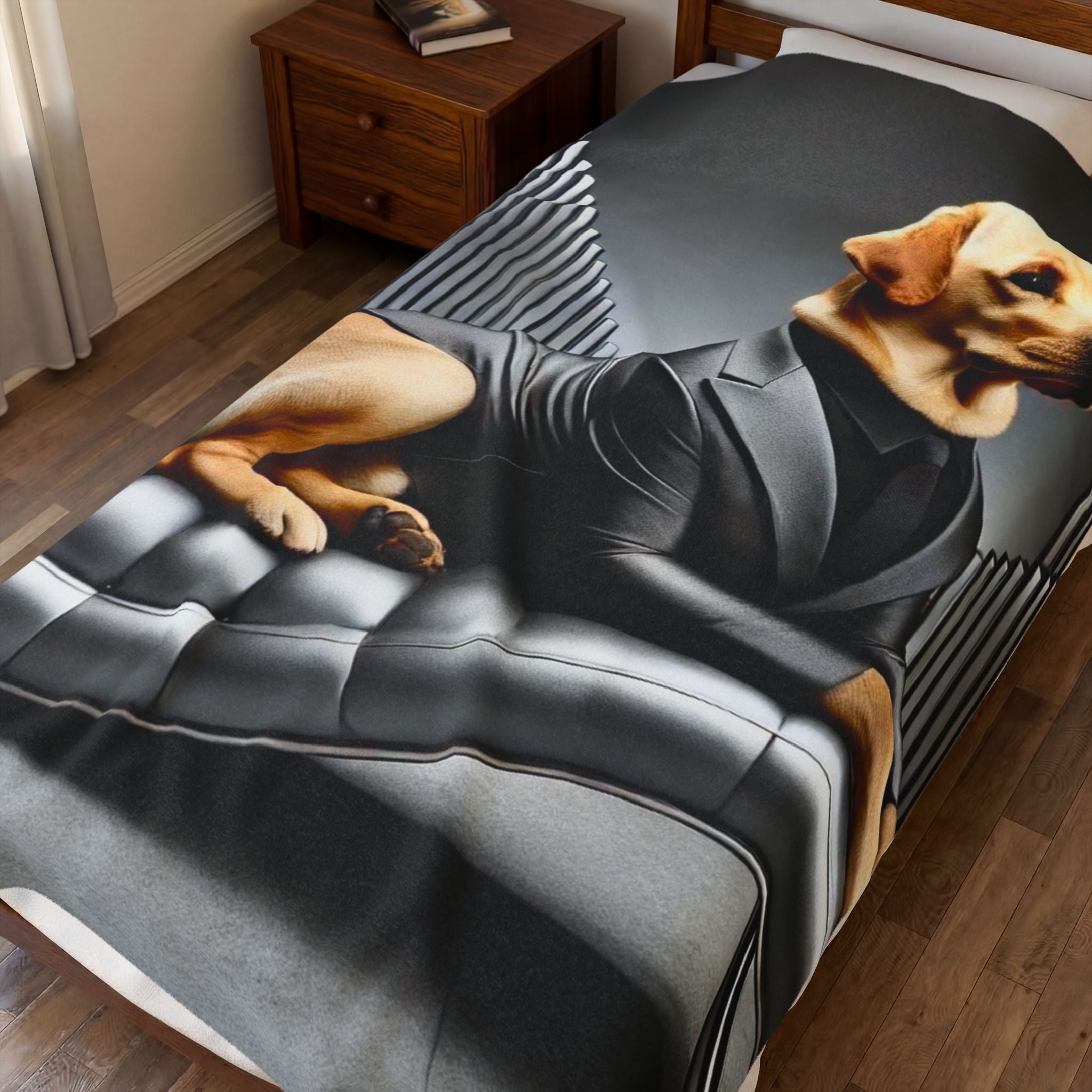 Labrador Retriever Blanket | Dapper Dude Dog Lover Gift