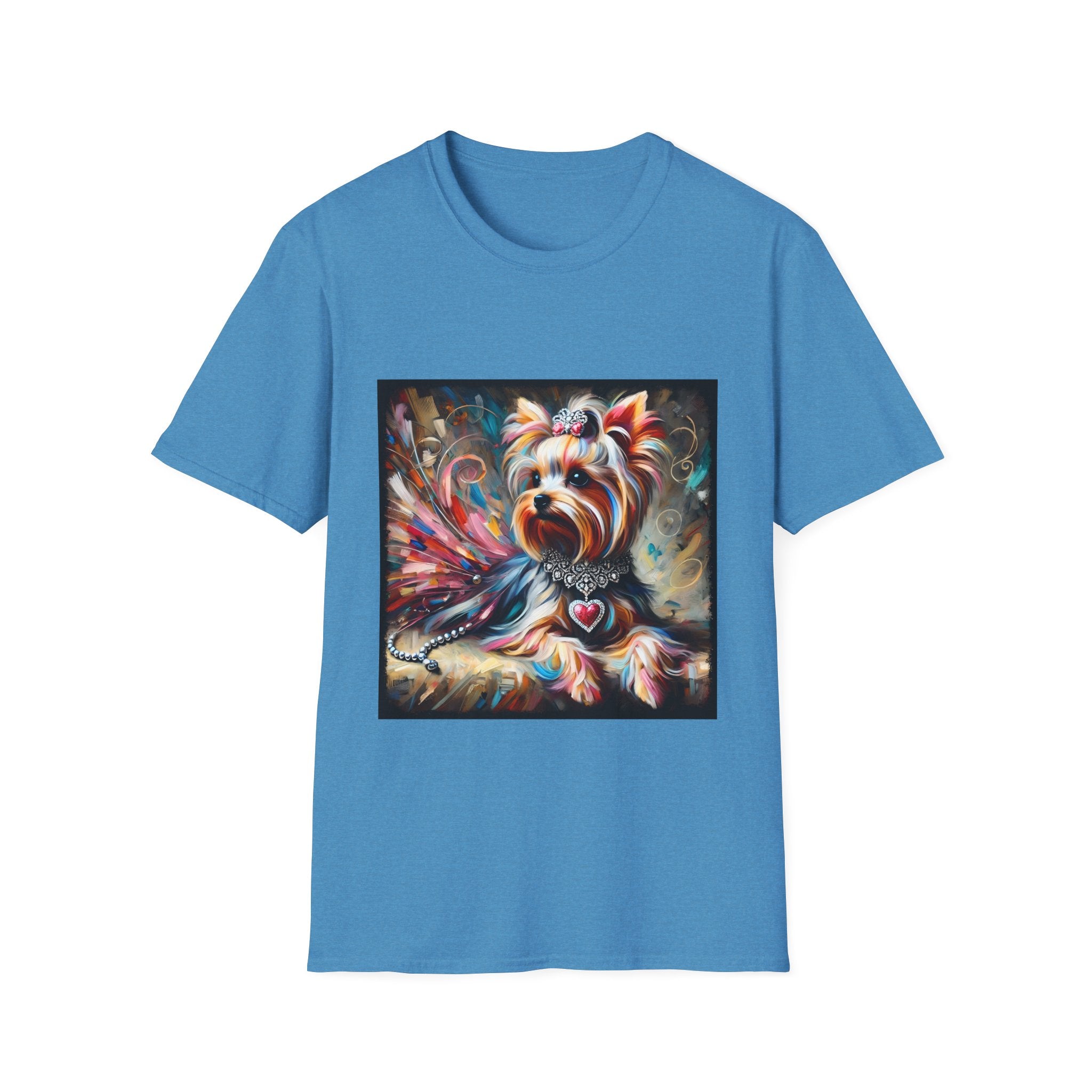 Yorkshire Terrier Diamond Heart Classic | Unisex Dog T-Shirt