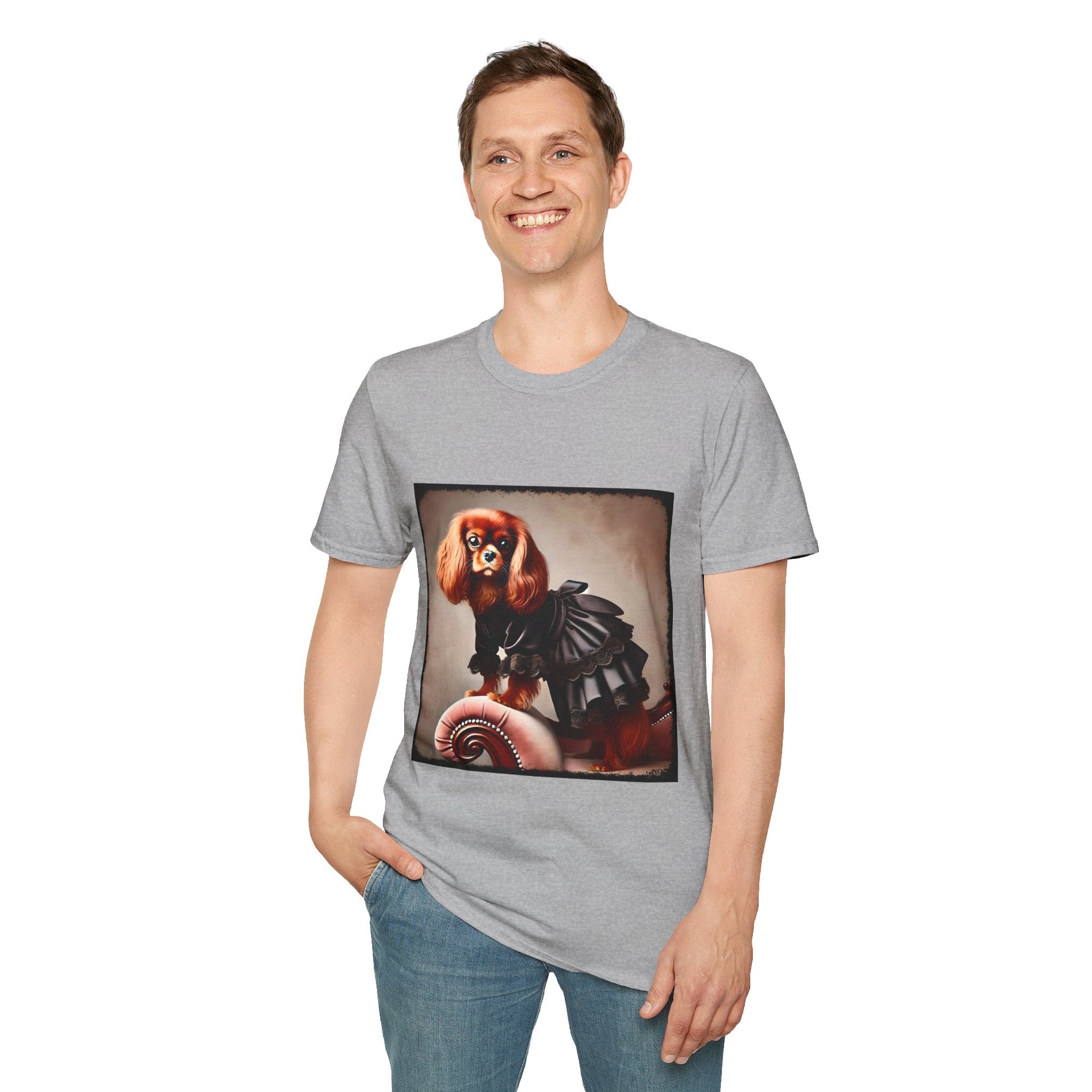Cavalier King Charles Spaniel Edgy Muse | Unisex Dog T-Shirt