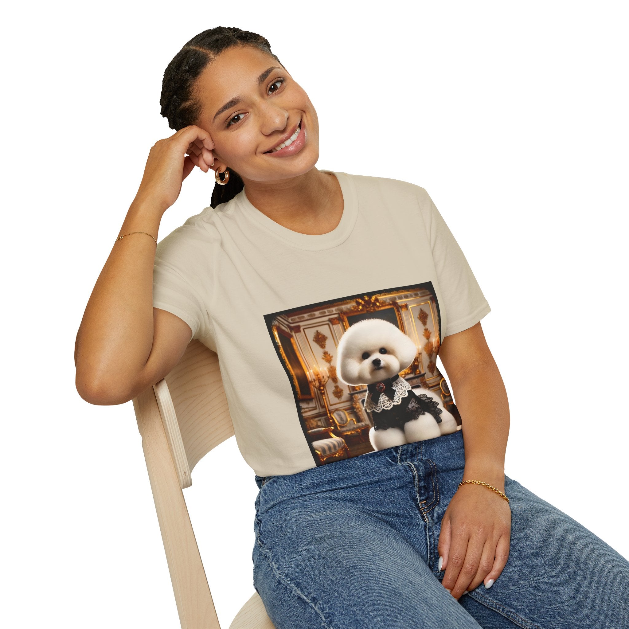 Bichon Frise Posh Paw | Unisex Dog T-Shirt