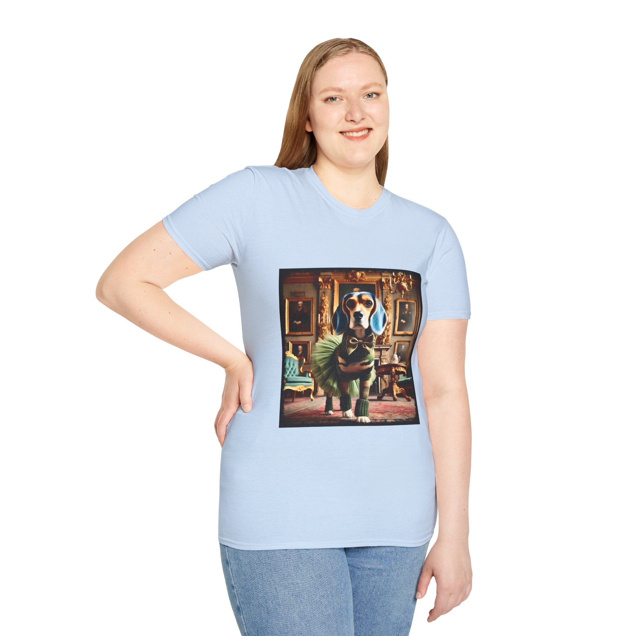 Beagle Blue Icon | Unisex Dog T-Shirt