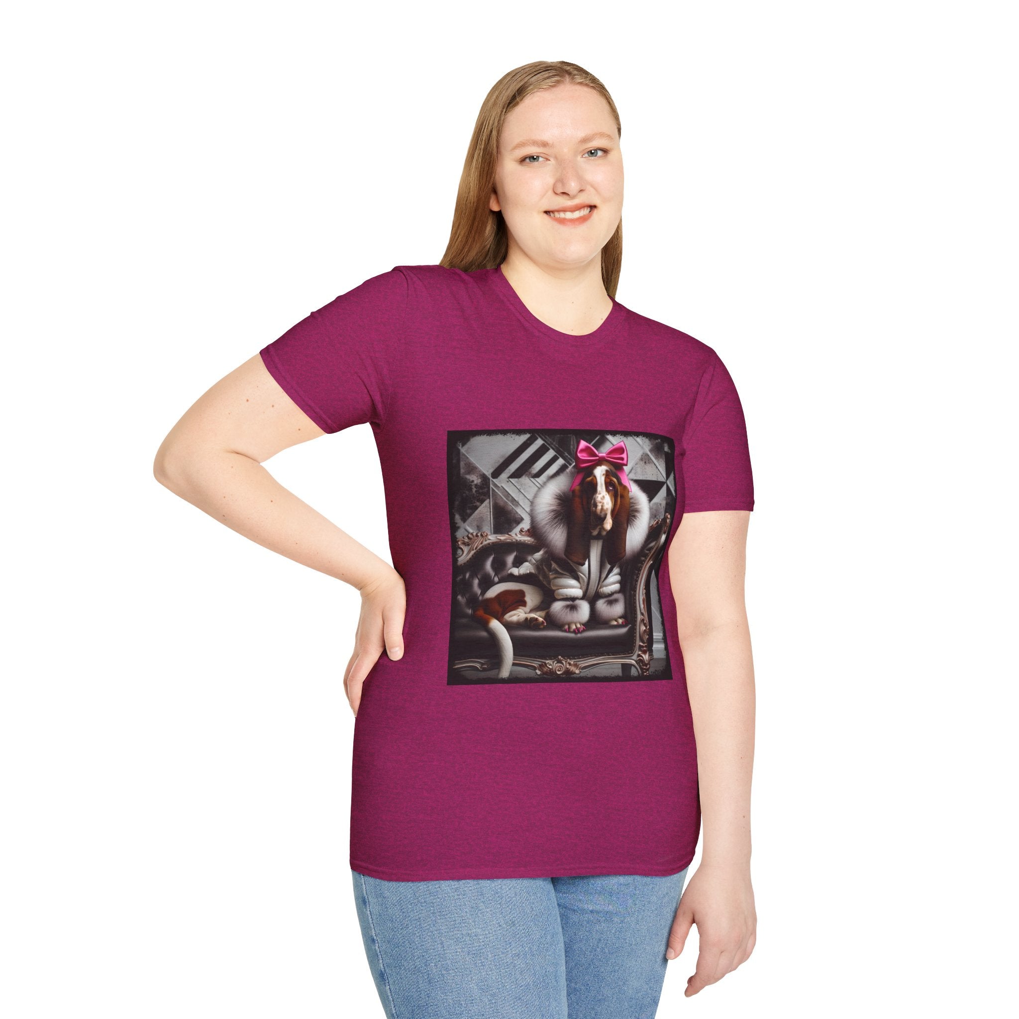 Basset Hound Fashionista | Unisex Dog T-Shirt