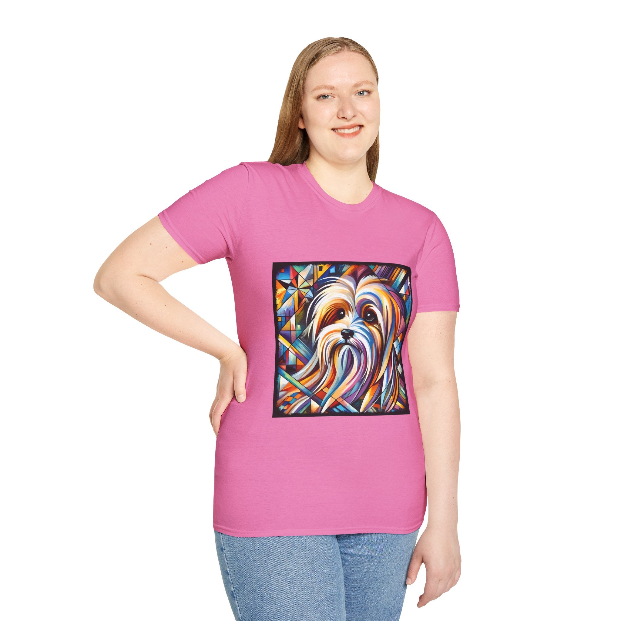 Havanese Multicolor Geometric |  Unisex Dog T-Shirt