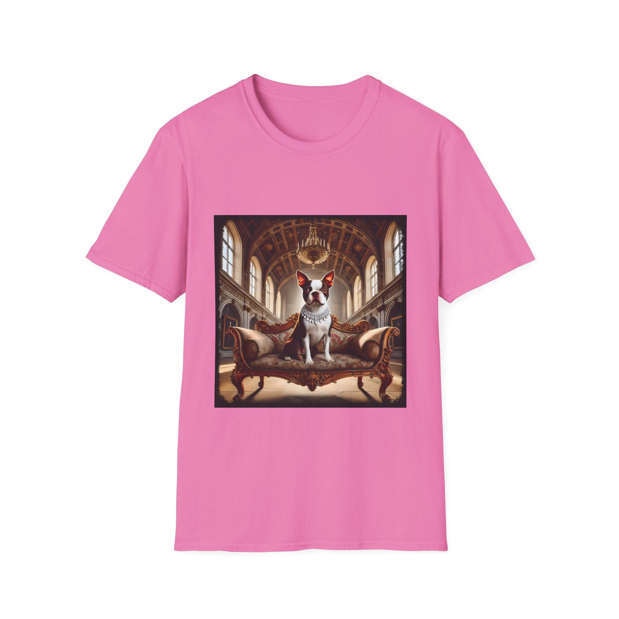 Boston Terrier Poised Princess  | Unisex Dog T-Shirt
