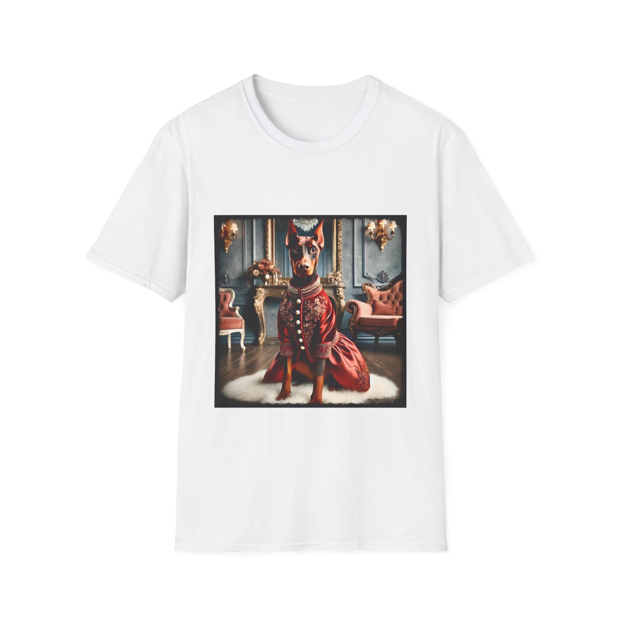 Doberman Pinscher Crimson Cutie | Unisex Dog T-Shirt