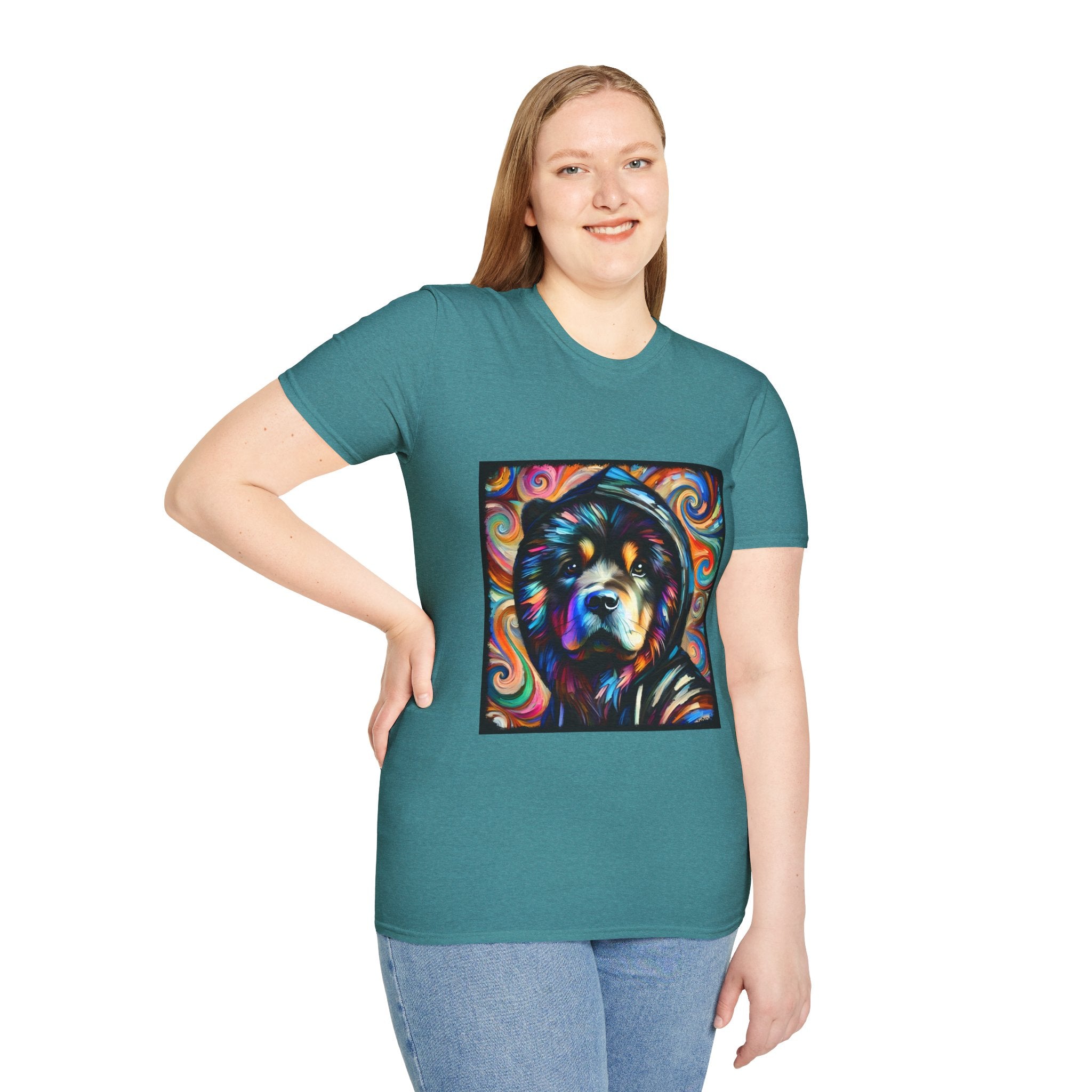 Chow Chow Relaxed Swirl | Unisex Dog T-Shirt