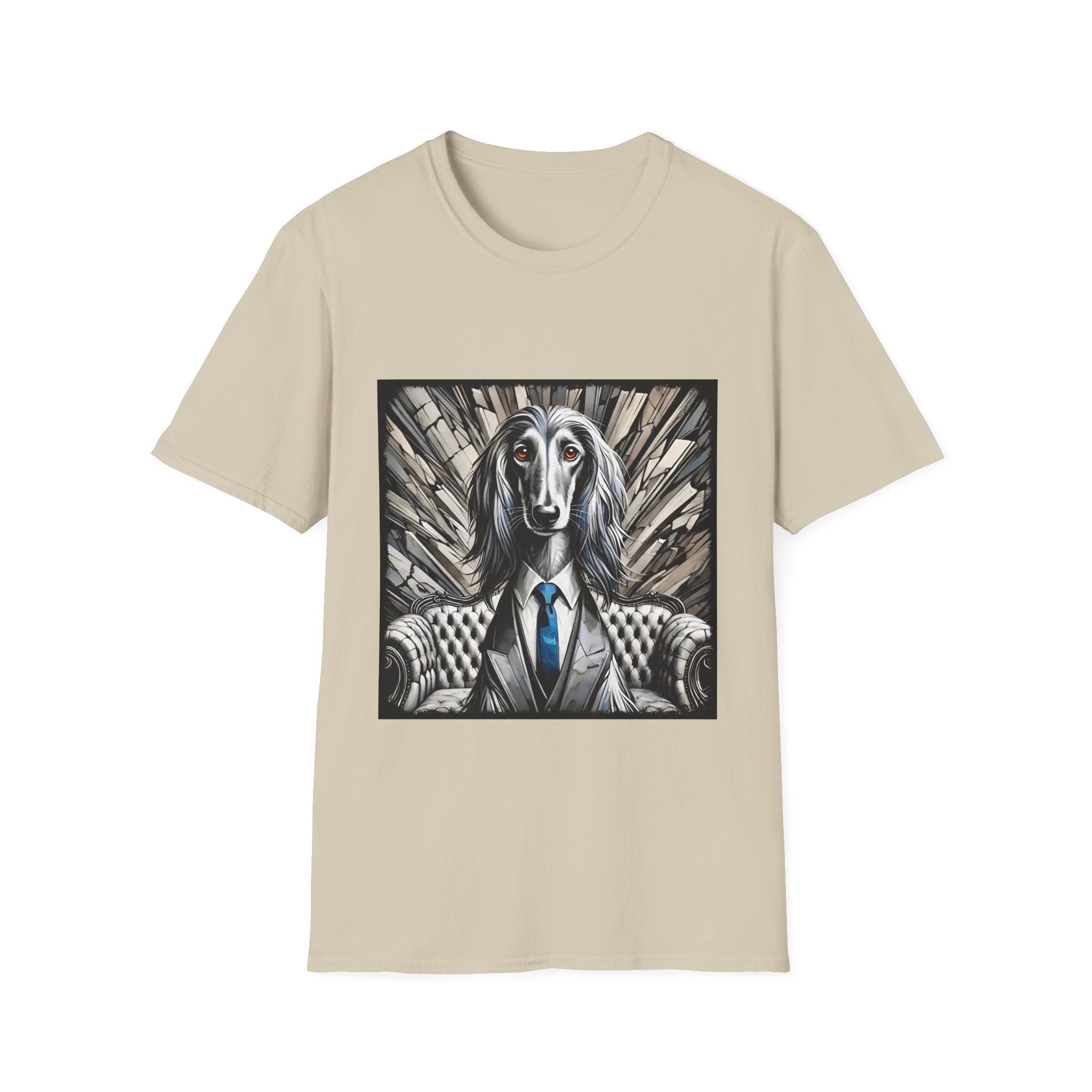 Afghan Hound Shirt | B&W Bold Gentleman Dog Lover Tee