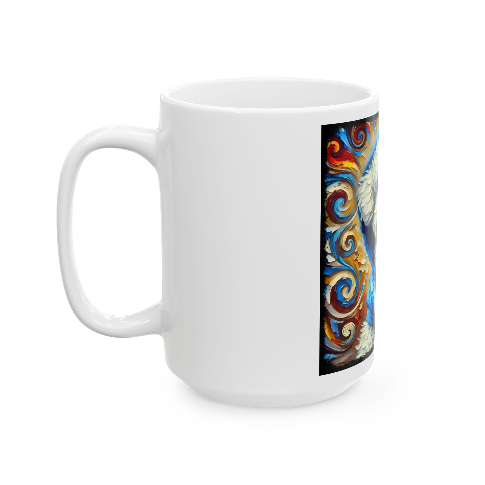 Bichon Frise Hoodie Swirl | Dog Themed Ceramic Mug