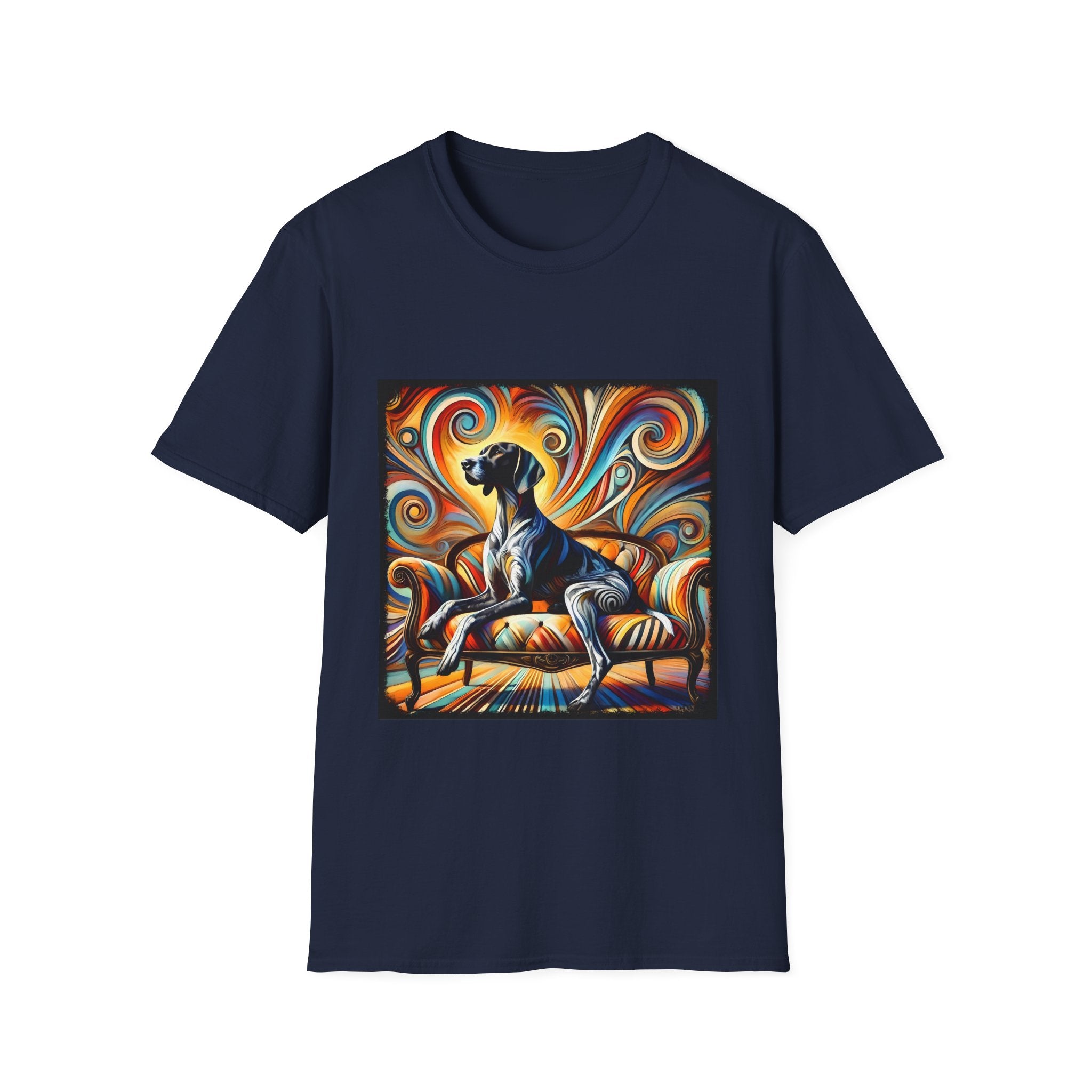 German Shorthaired Pointer Sun Swirl | Unisex Dog T-Shirt