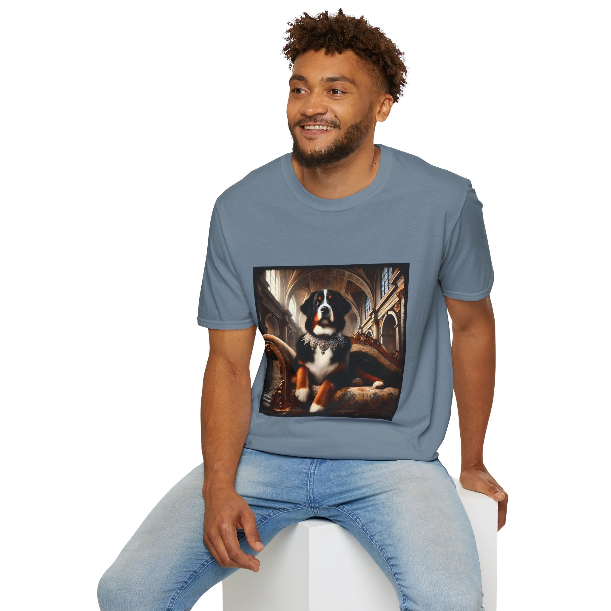 Bernese Mountain Dog Posh Princess | Unisex Dog T-Shirt