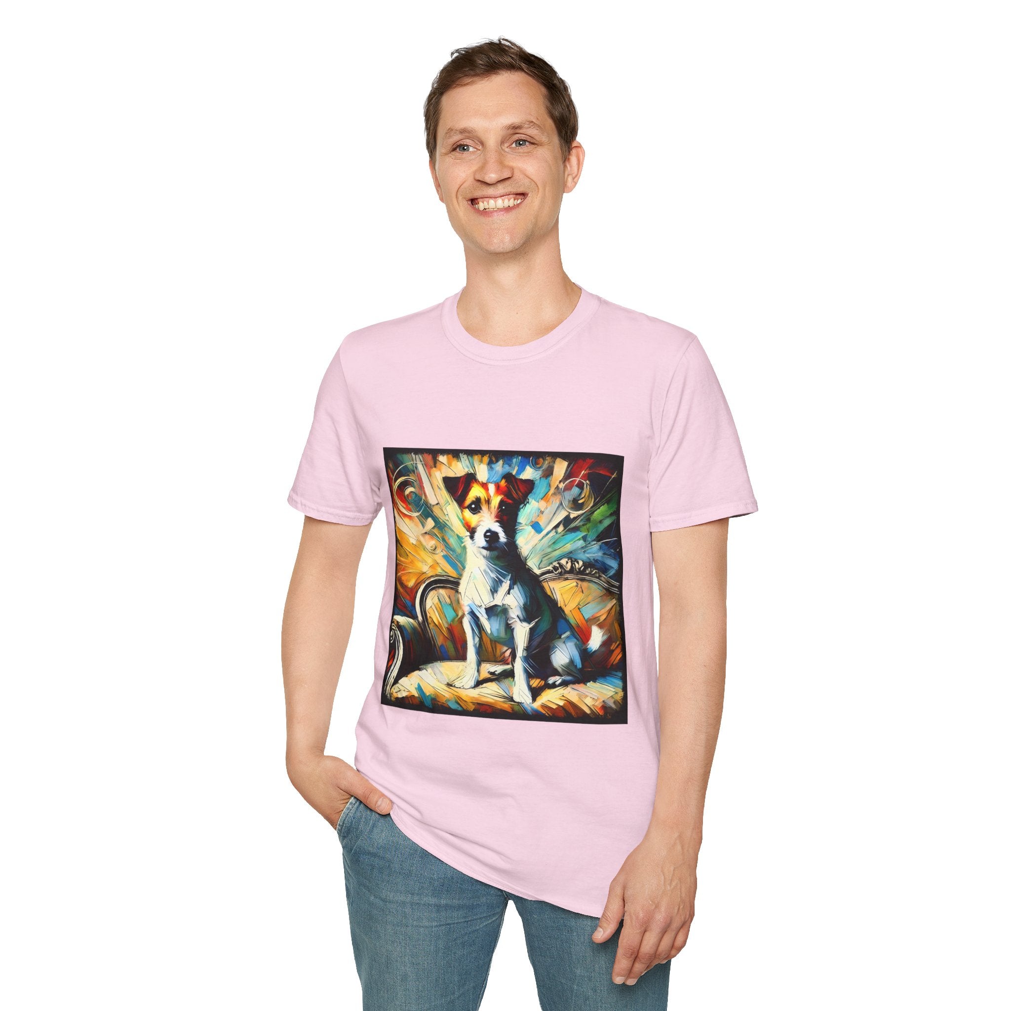 Jack Russell Terrier Multicolored Classic | Unisex Dog T-Shirt