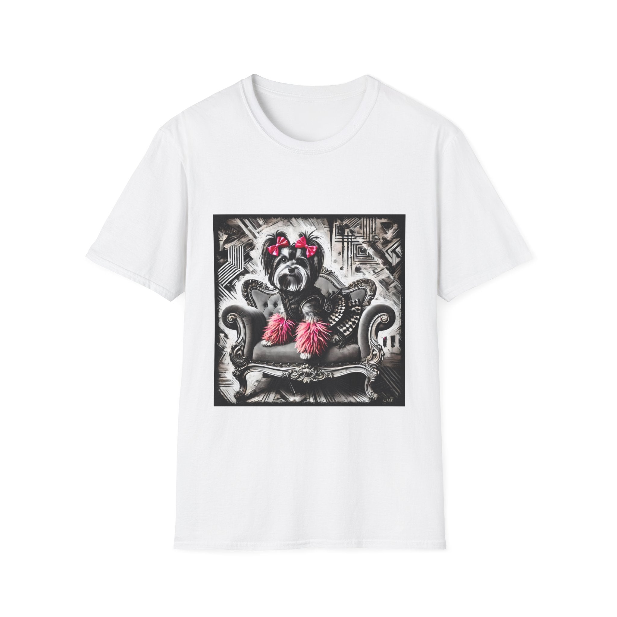 Havanese B&W Cutie |  Unisex Dog T-Shirt