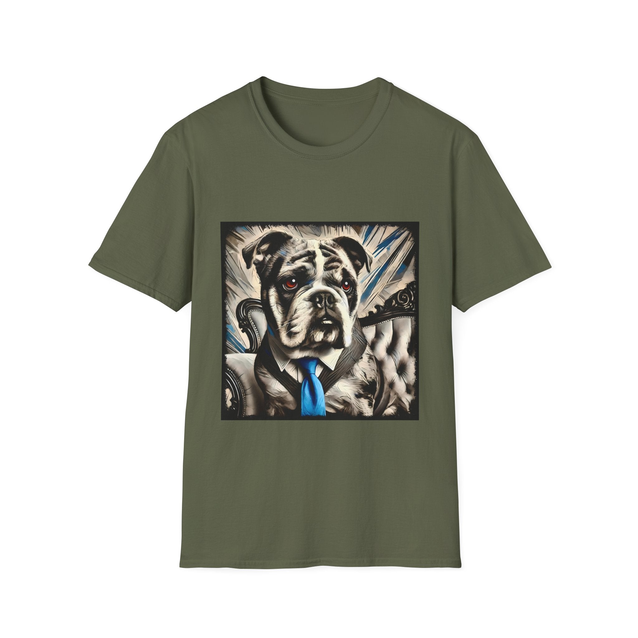 Bulldog Handsome Gent | Unisex Dog T-Shirt