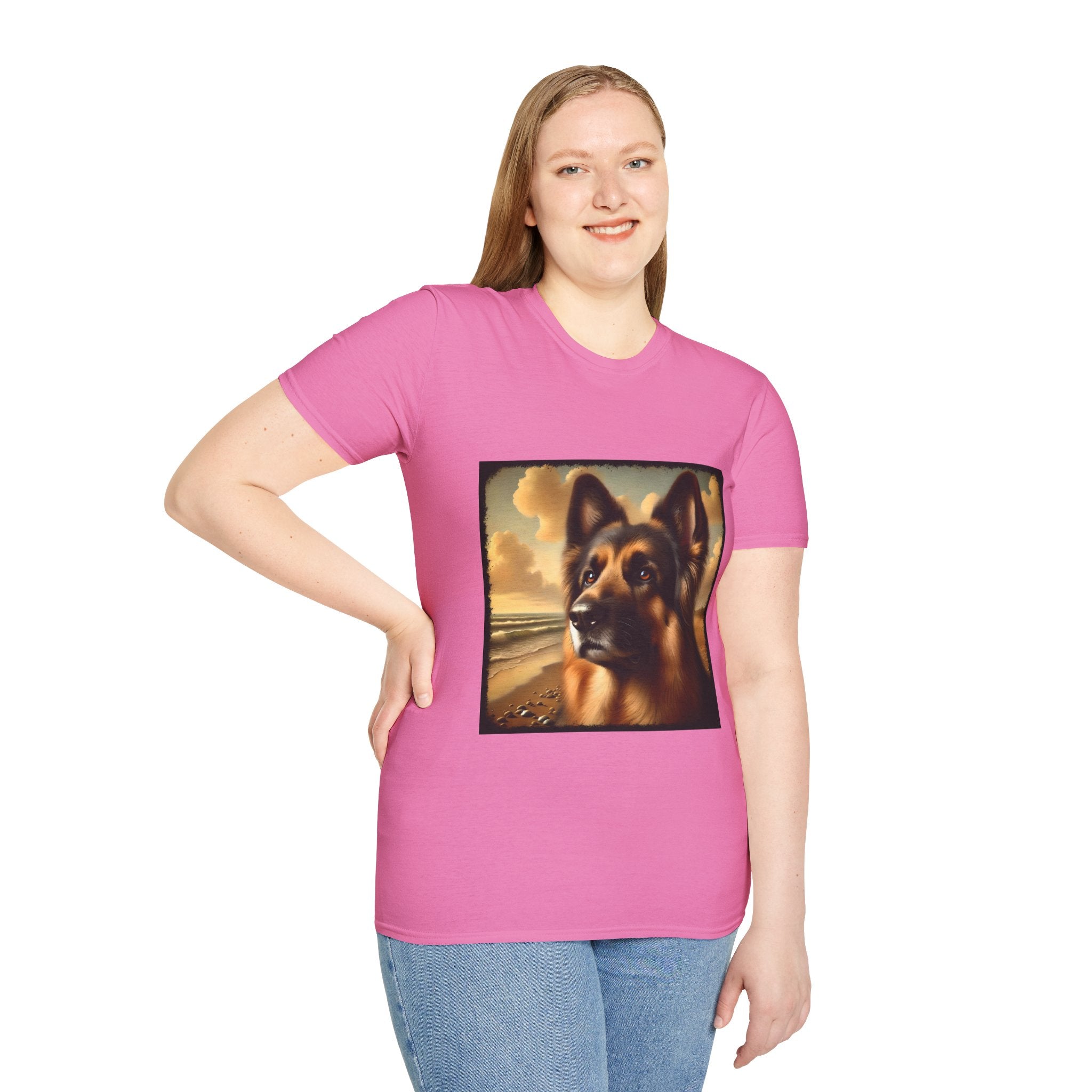German Shepherd Beach Classic | Unisex Dog T-Shirt