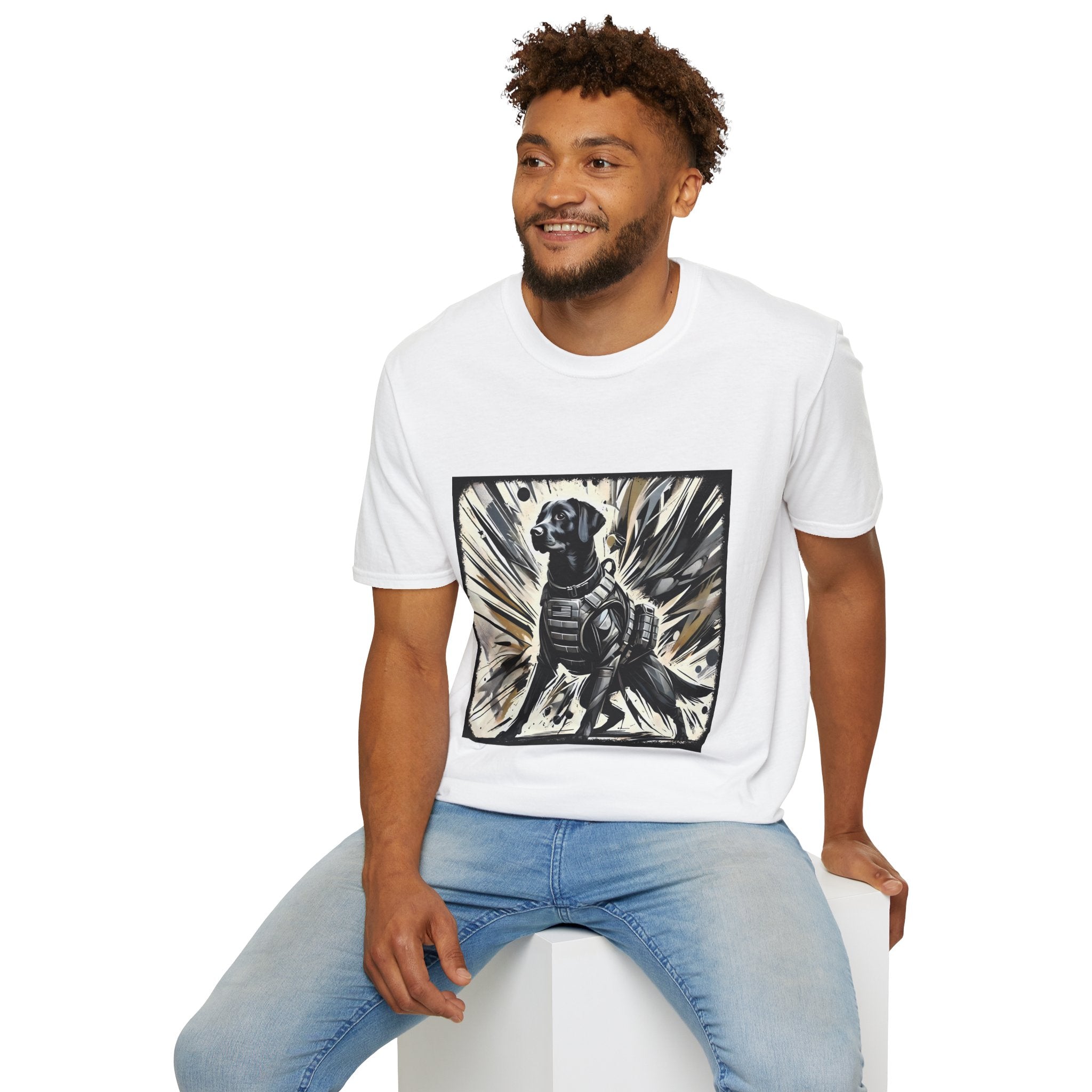 Labrador Retriever Bold Armor Classic | Unisex Dog T-Shirt
