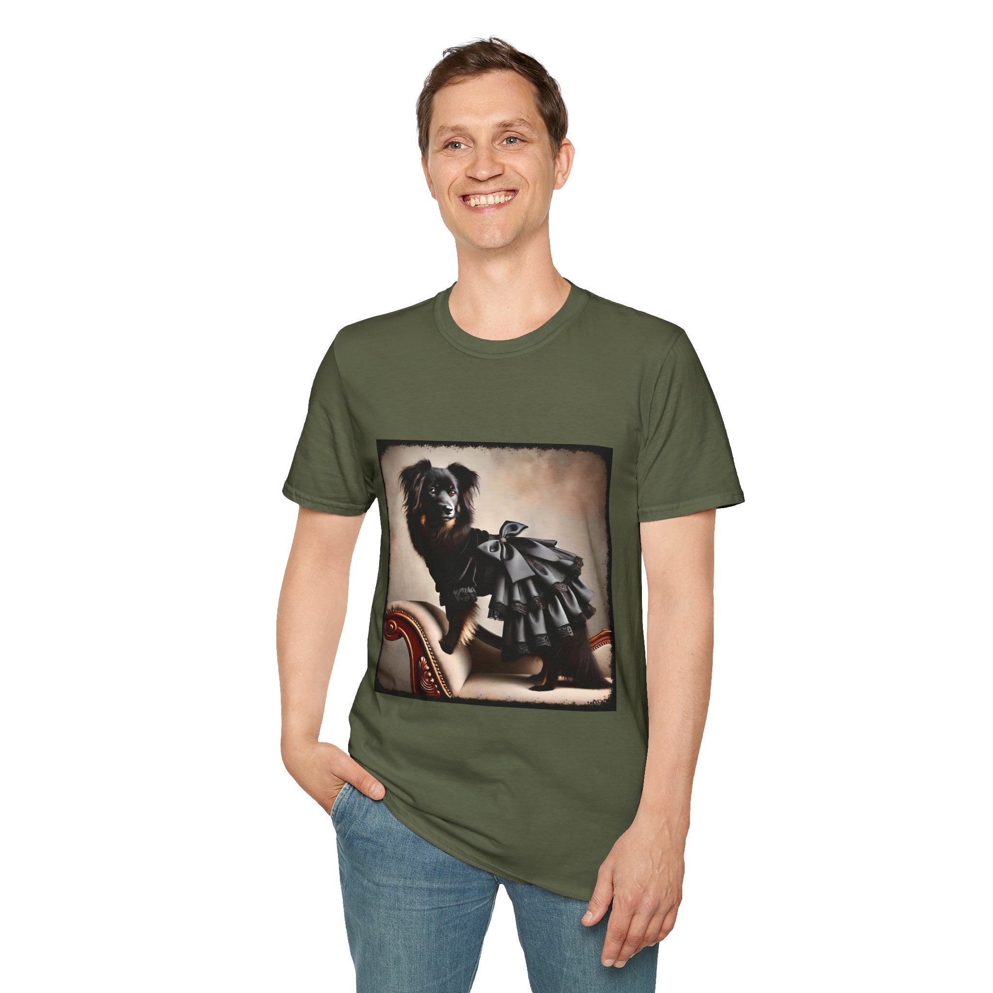 Miniature American Shepherd Poised Rebel | Unisex Dog T-Shirt