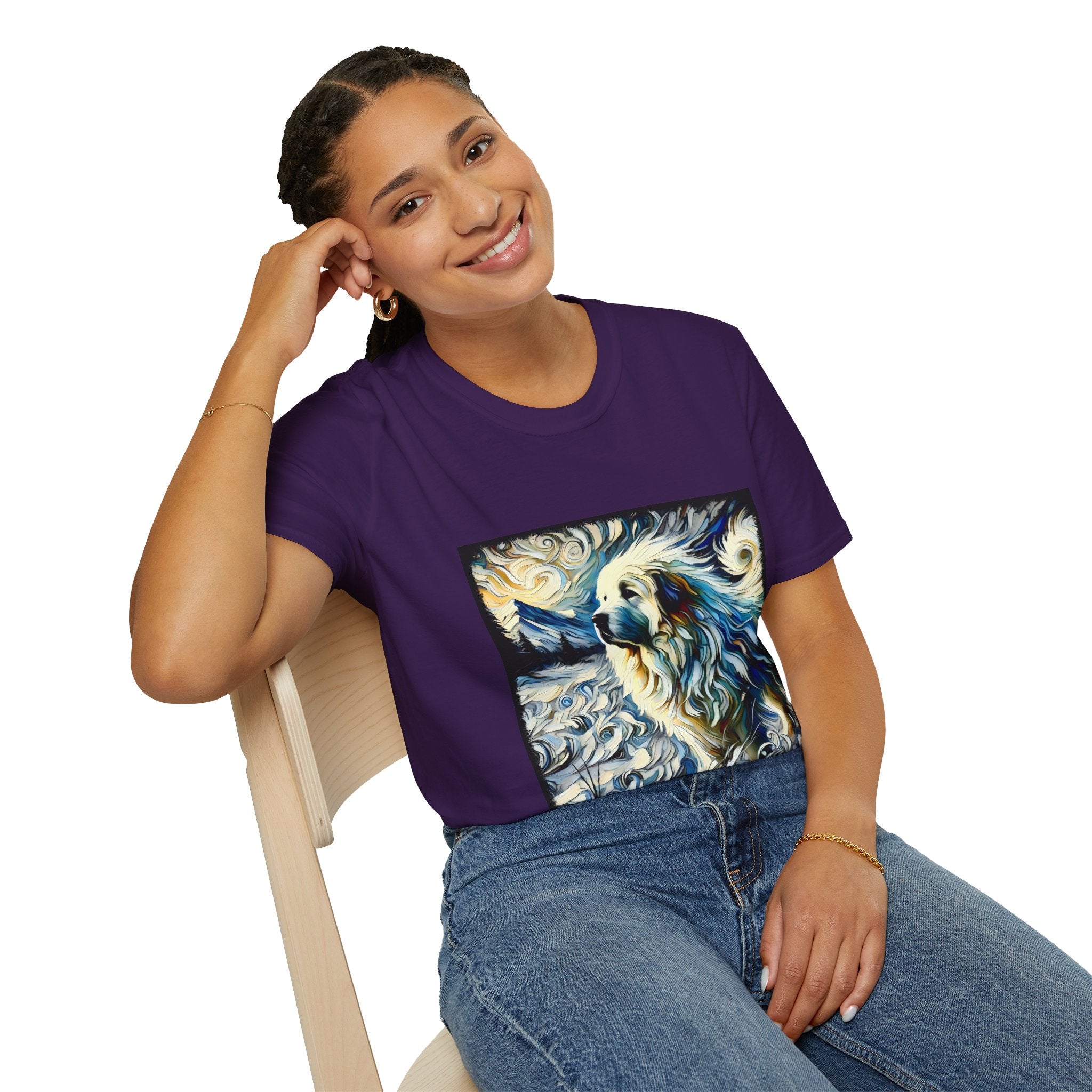 Great Pyrenees Snow Swirl | Unisex Dog T-Shirt