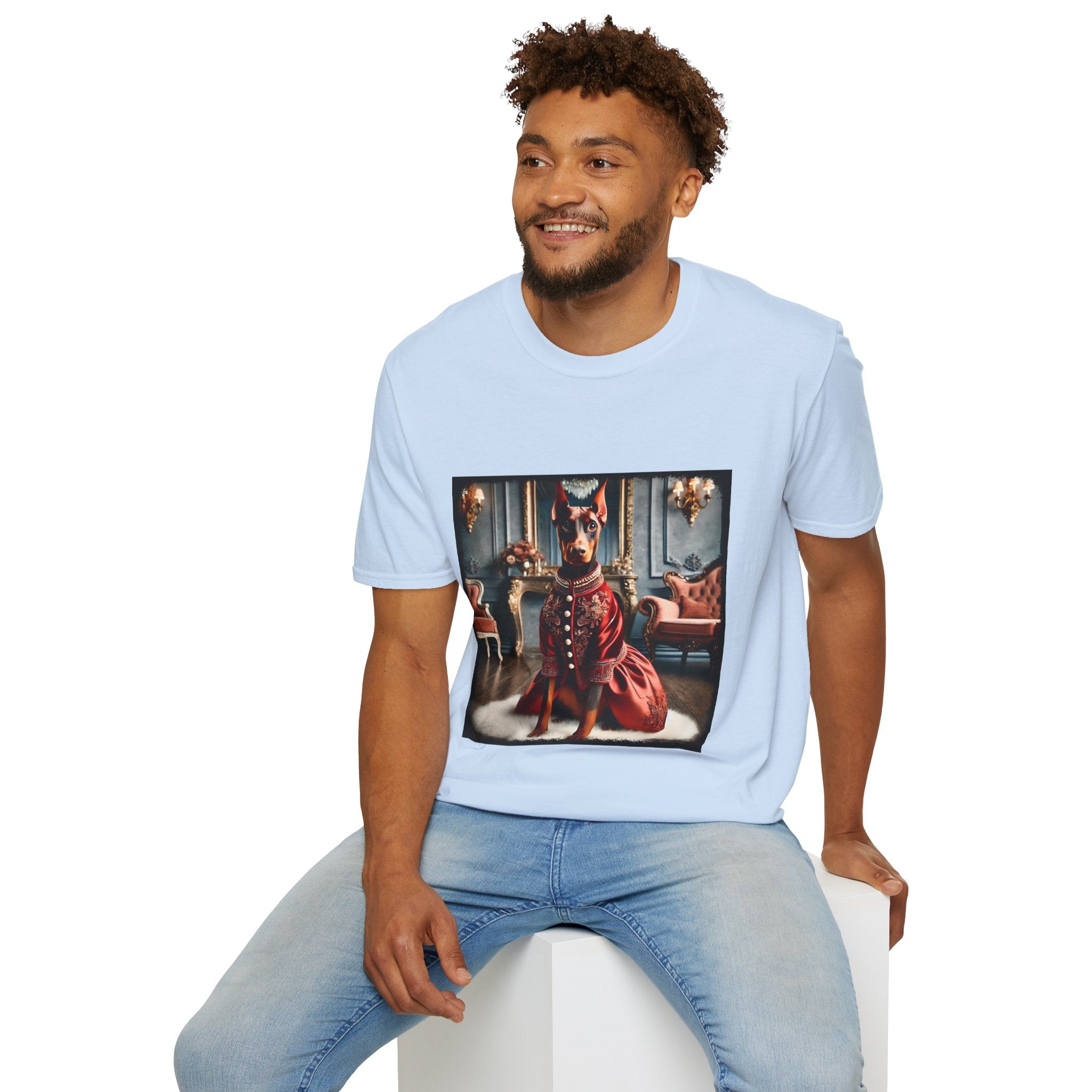 Doberman Pinscher Crimson Cutie | Unisex Dog T-Shirt