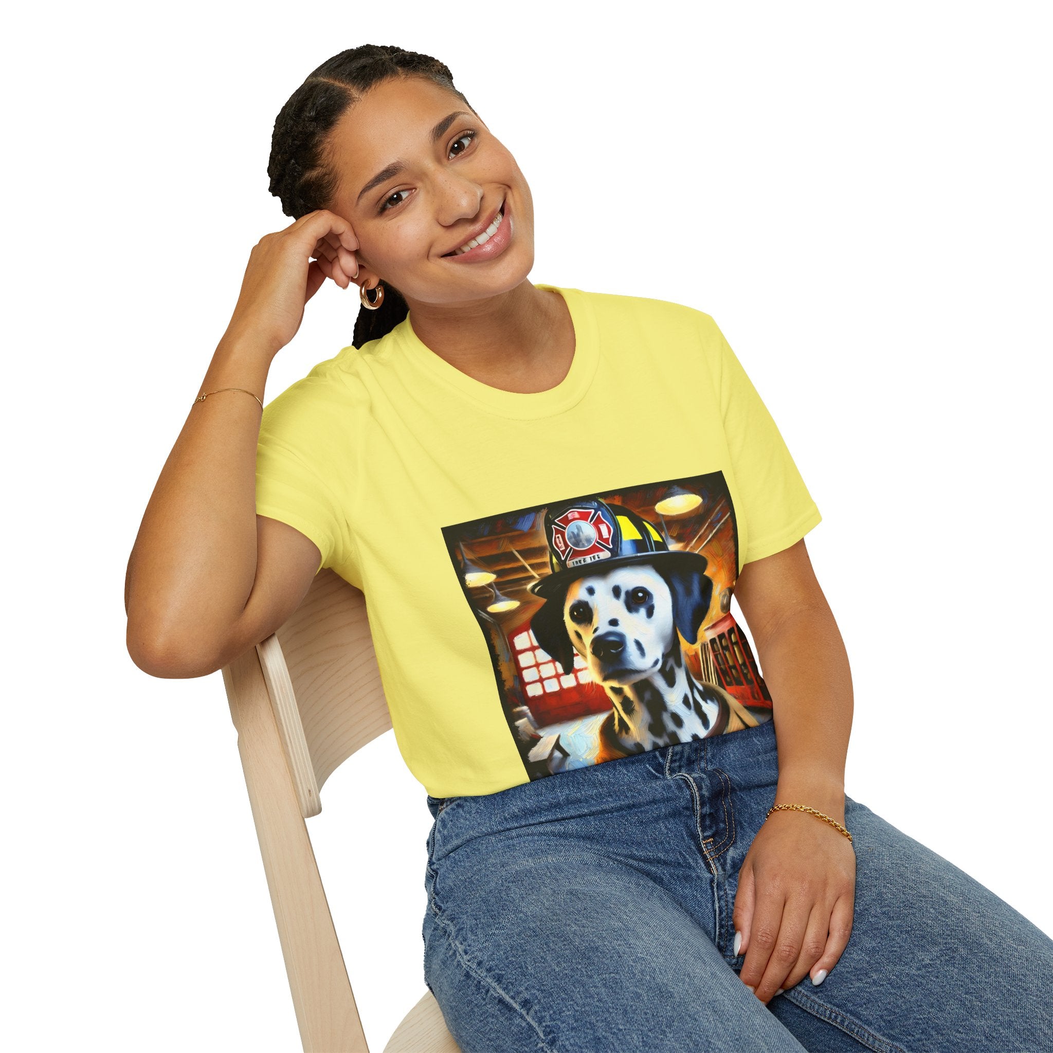 Dalmatian Fire Rescue Classic | Unisex Dog T-Shirt