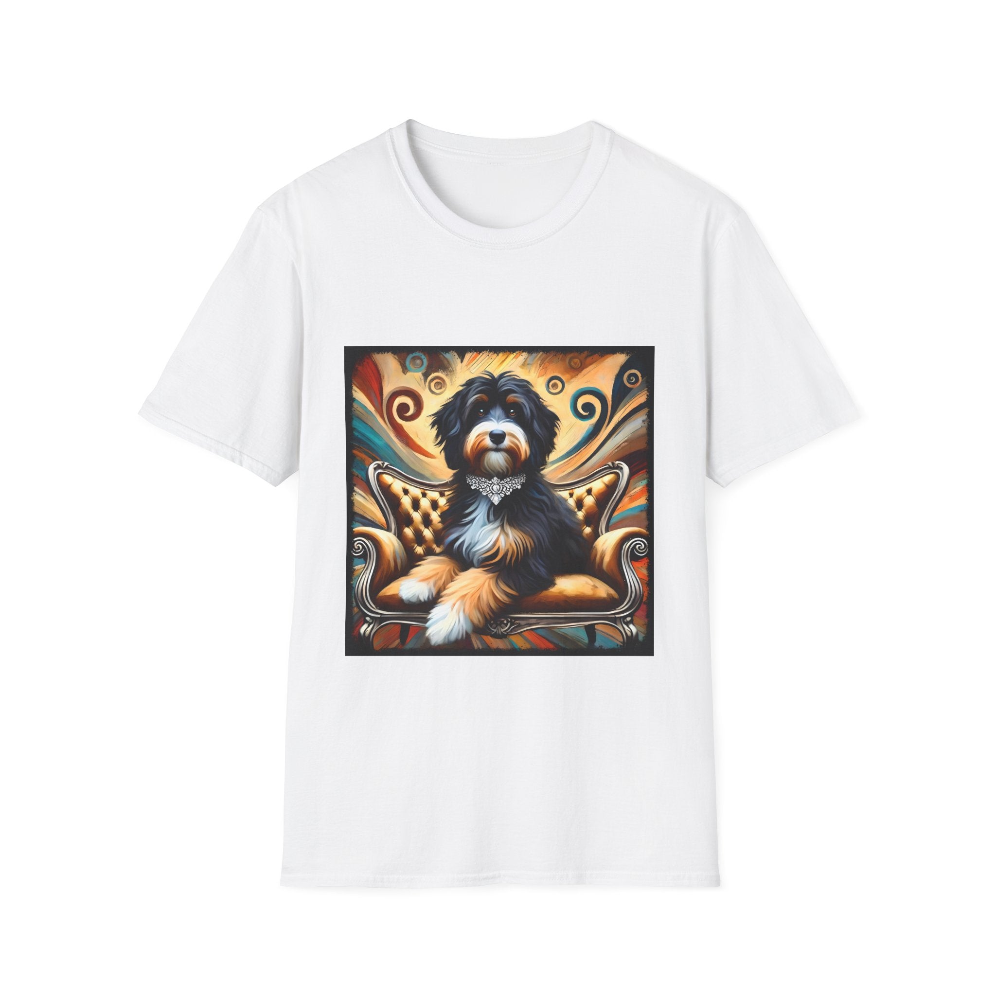 Bernedoodle Diamond Swirl | Unisex Dog T-Shirt
