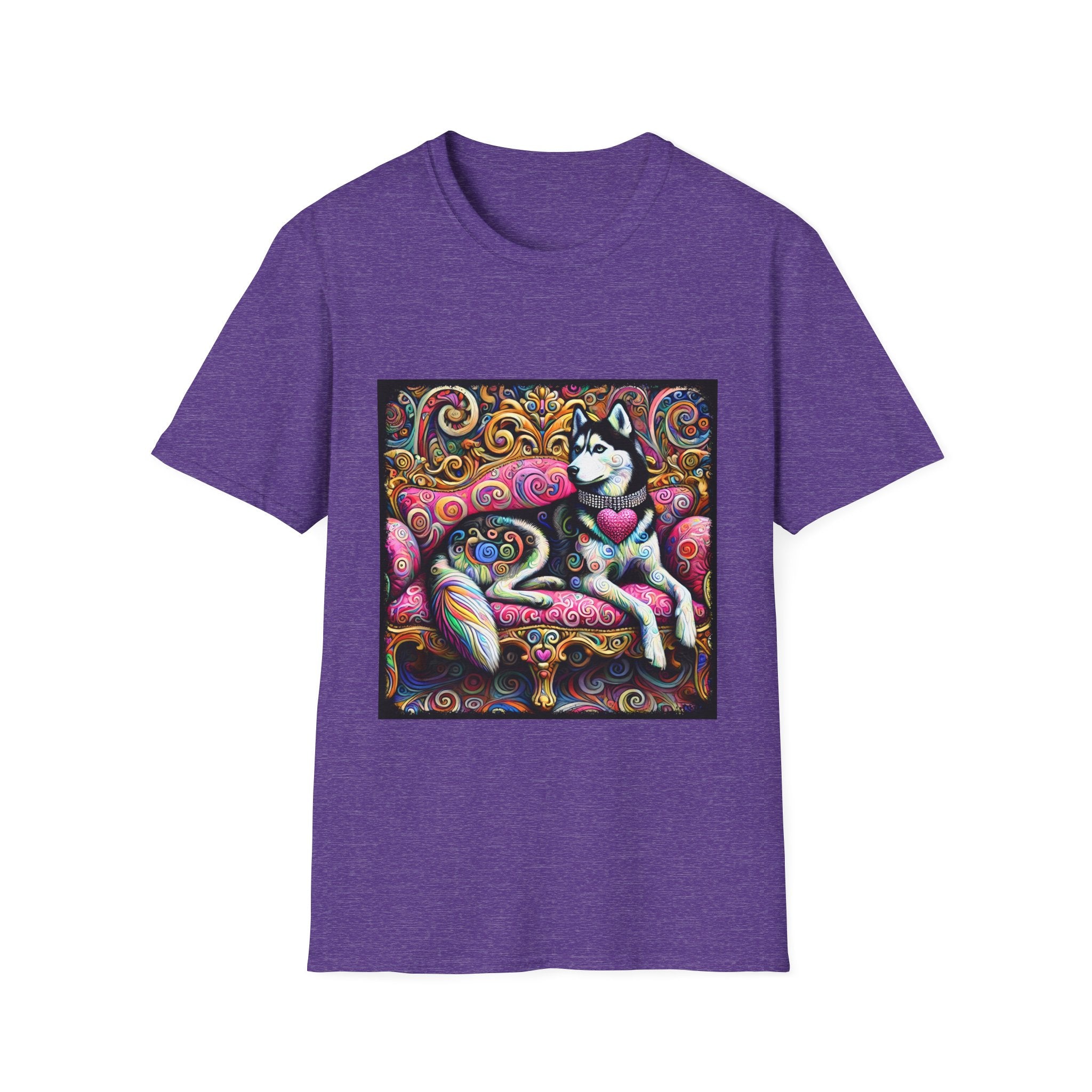 Siberian Husky Love Swirl | Unisex Dog T-Shirt