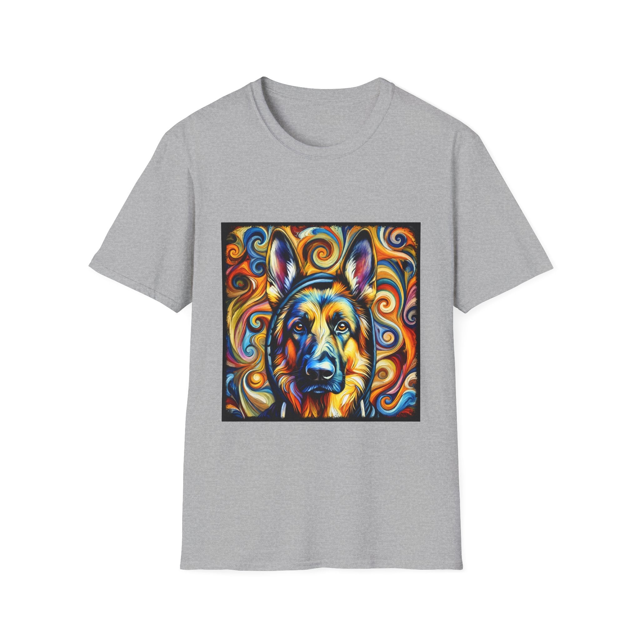 German Shepherd Shirt | Relaxed Swirl Dog Lover Tee