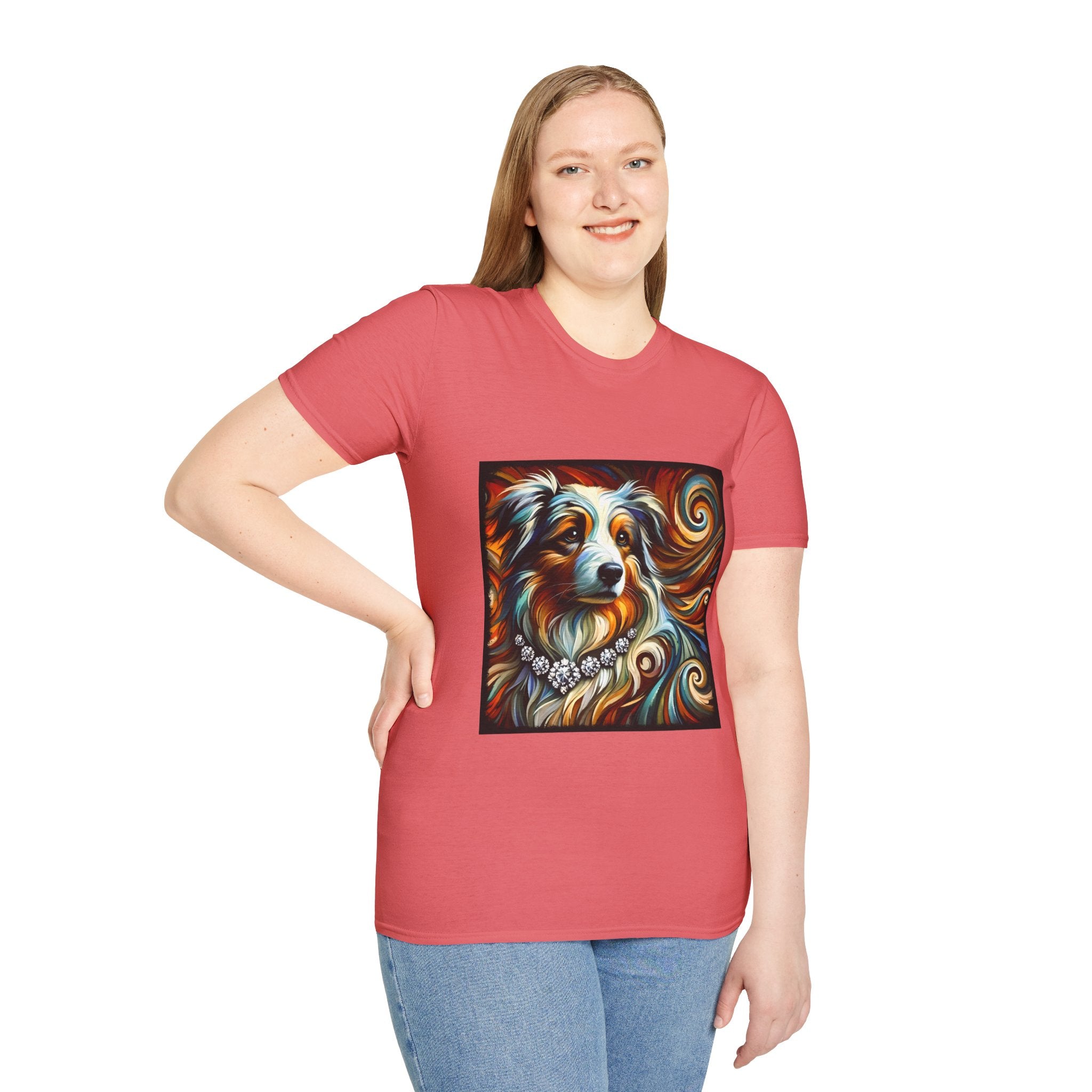 Australian Shepherd Diamond Swirl | Unisex Dog T-Shirt