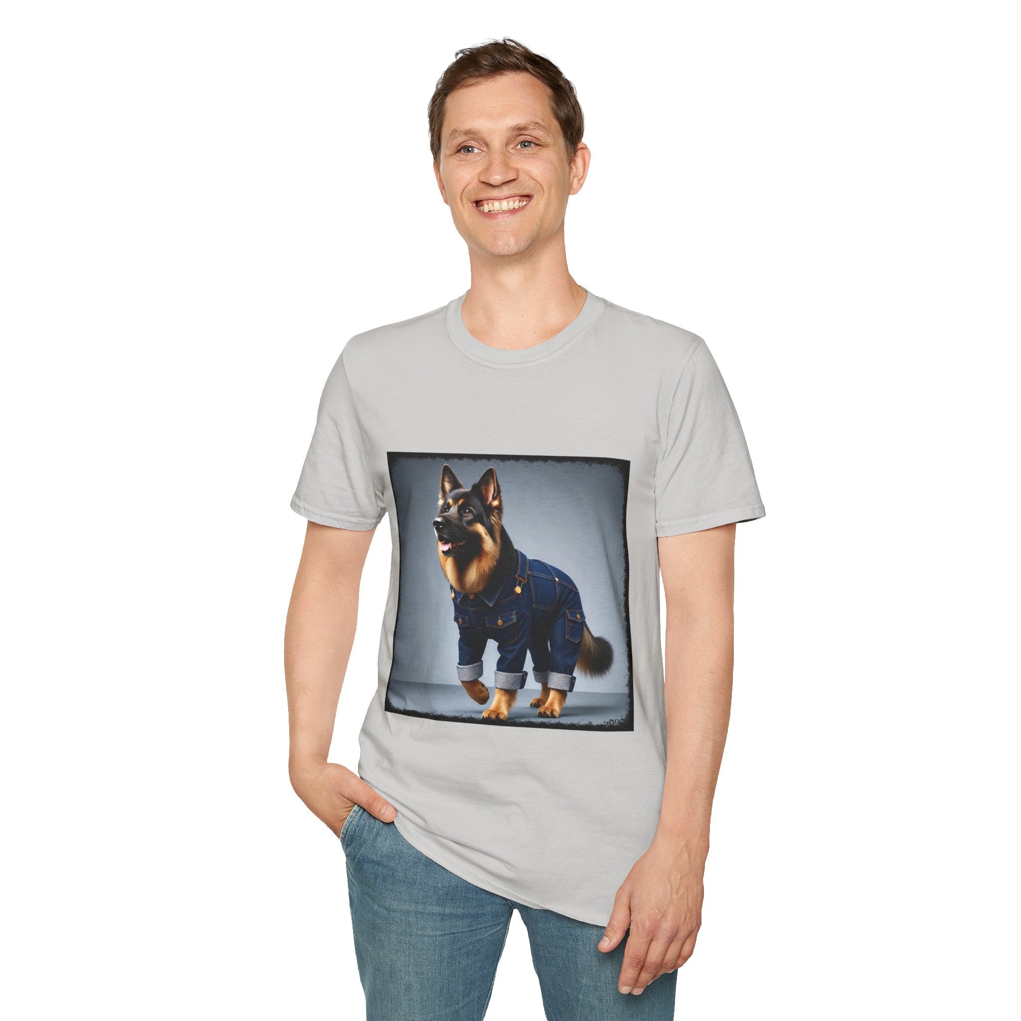 German Shepherd Shirt | Denim Dream Dog Lover Tee