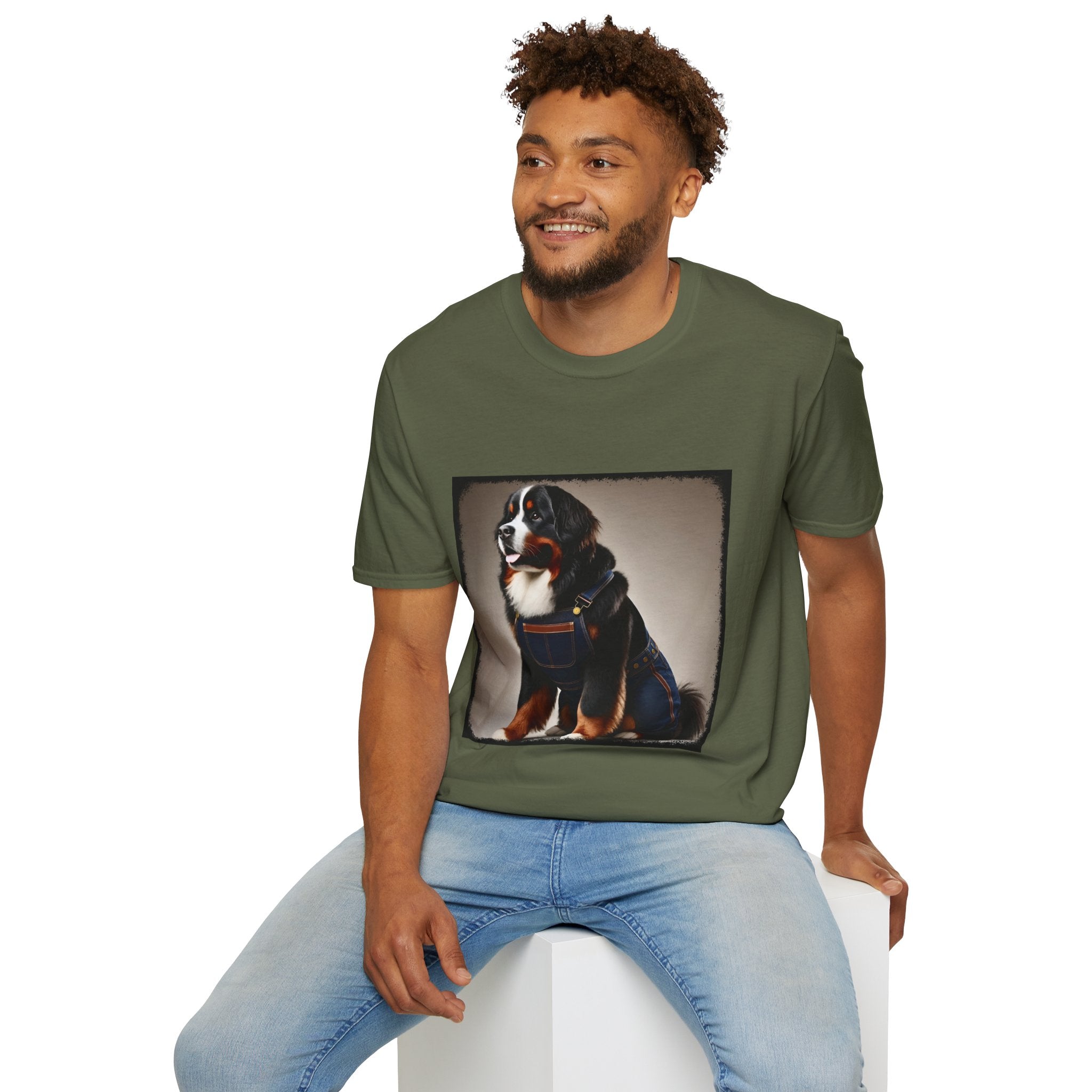 Bernese Mountain Dog Shirt | Denim Darling Dog Lover Tee