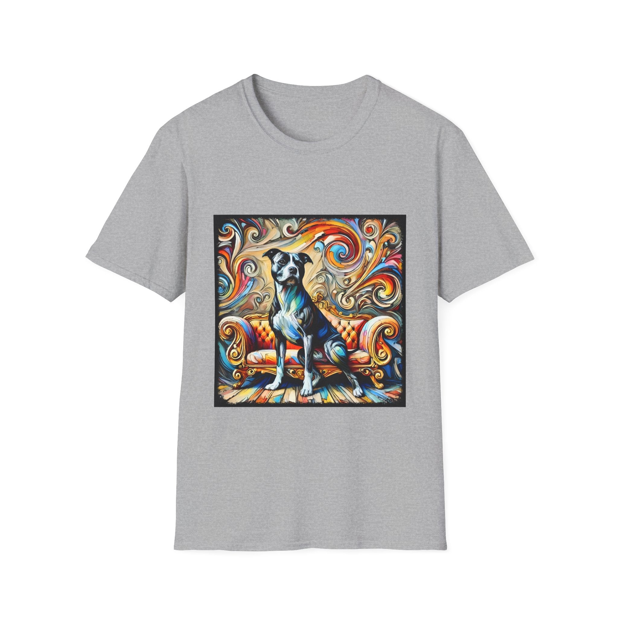 American Pit Bull Terrier Shirt | Kaleidoscopic Swirl Dog Lover Tee