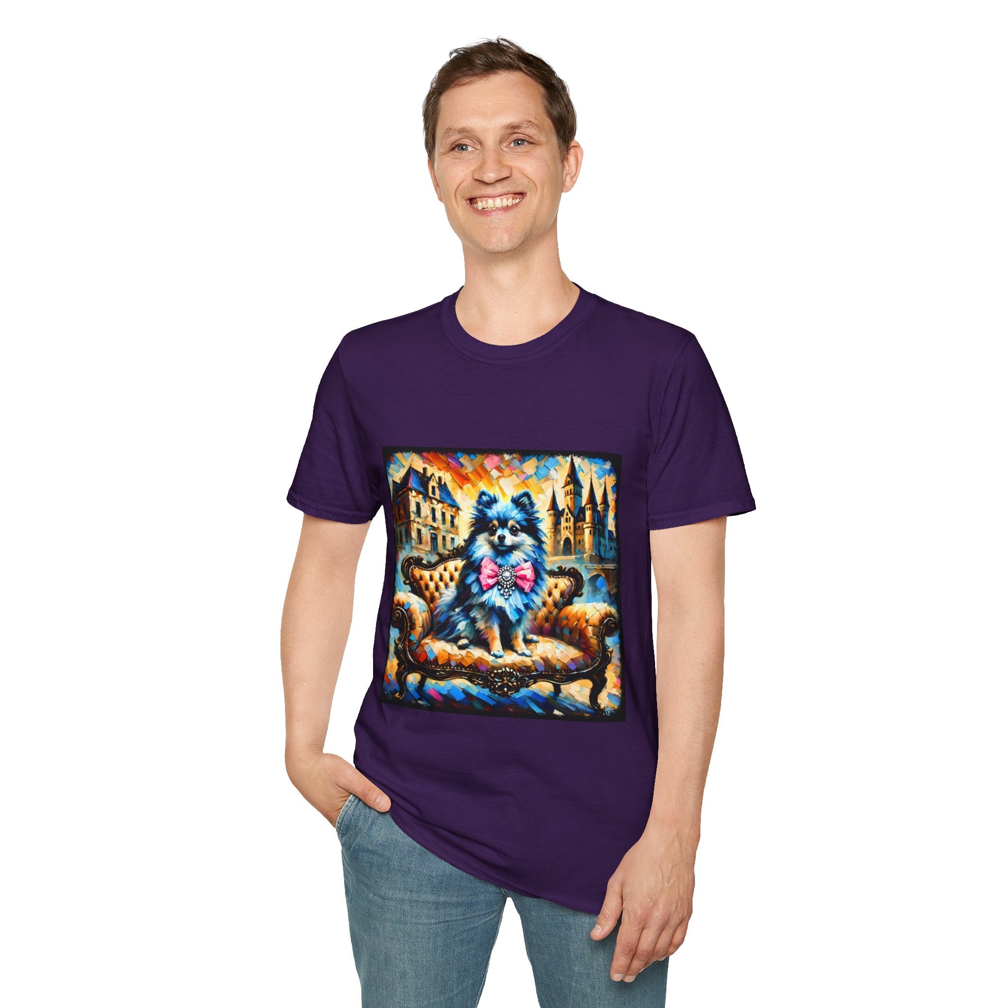Pomeranian Blue Diamond Classic | Unisex Dog T-Shirt