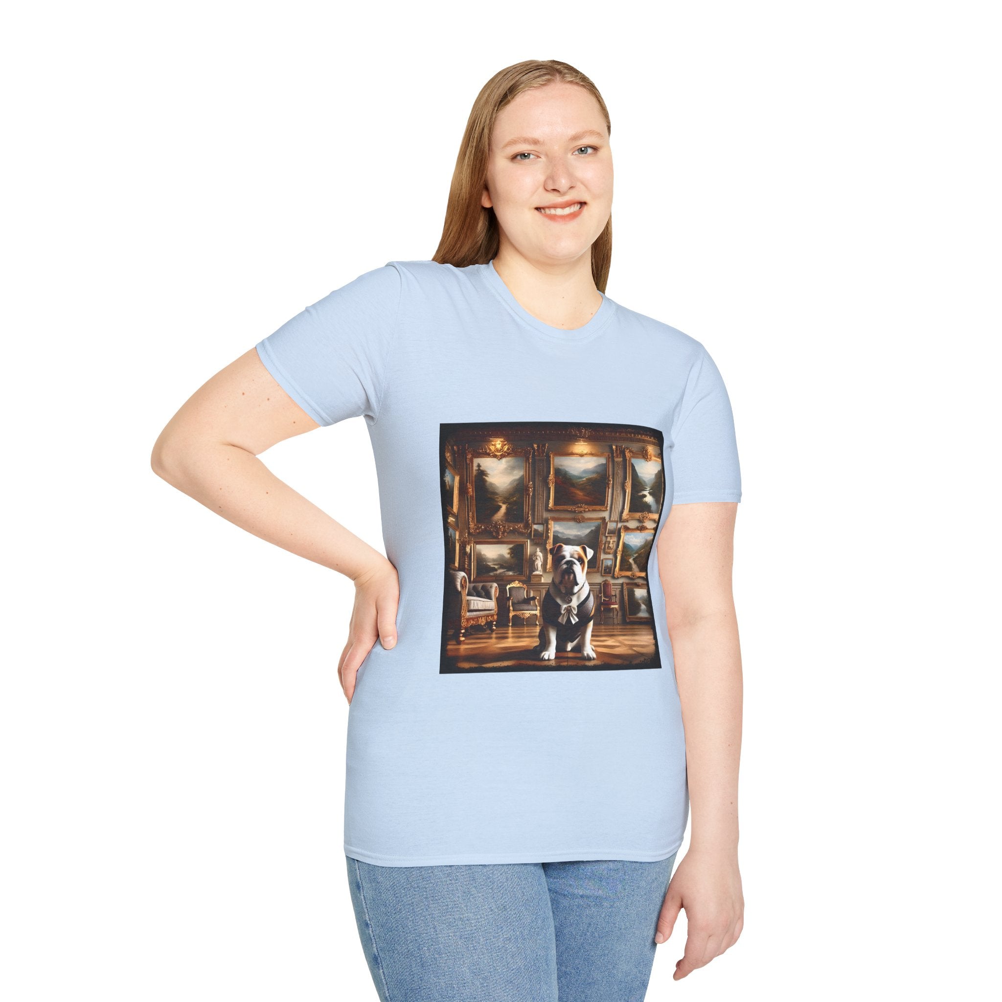 Bulldog Canvas Queen | Unisex Dog T-Shirt