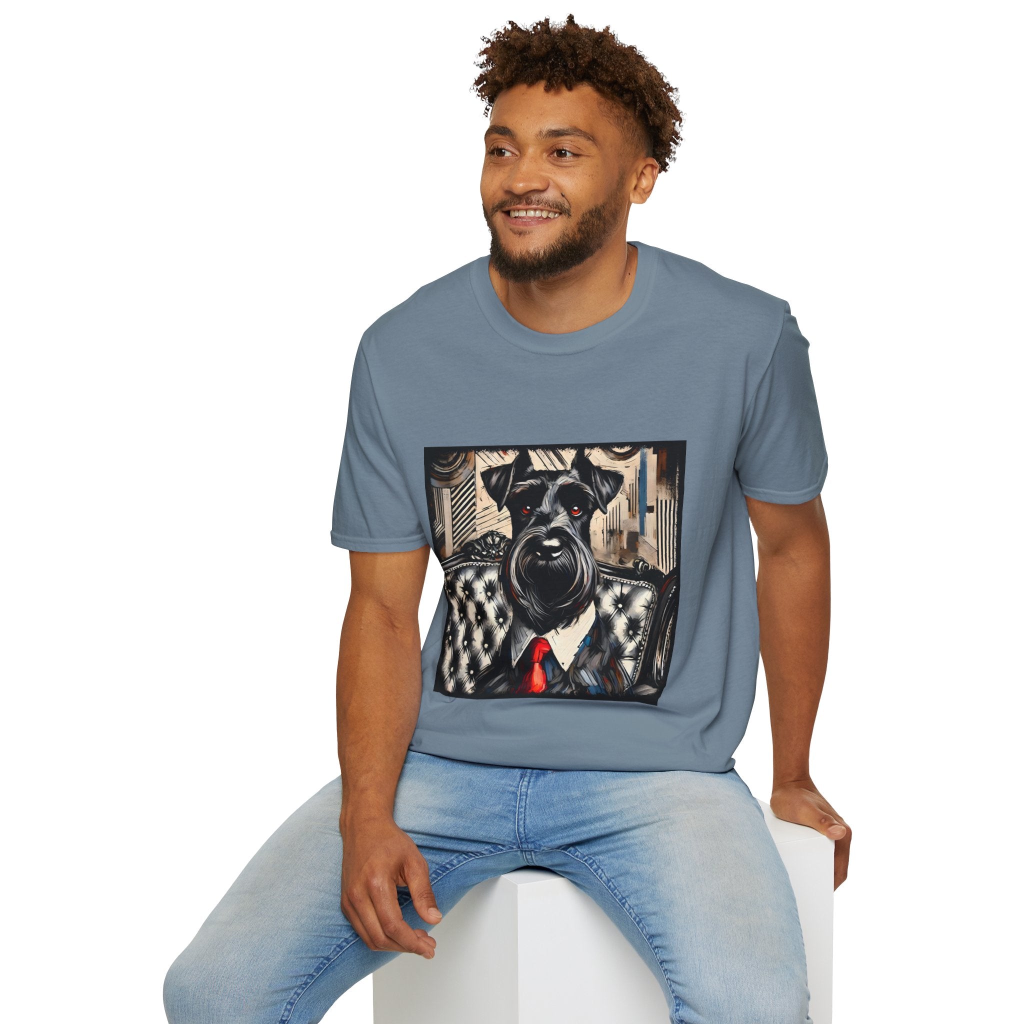 Schnauzer Bold Gentleman | Unisex Dog T-Shirt