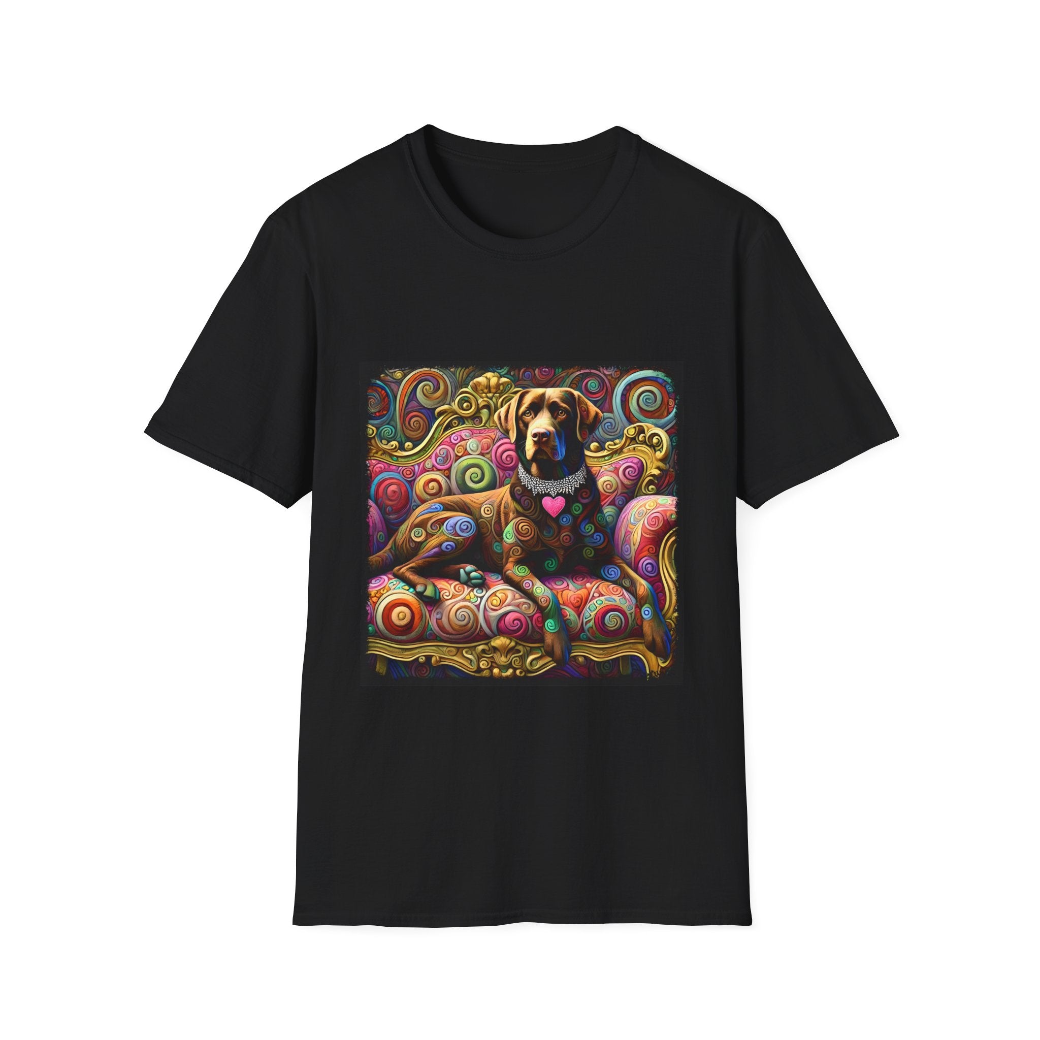 Labrador Retriever Love Swirl | Unisex Dog T-Shirt