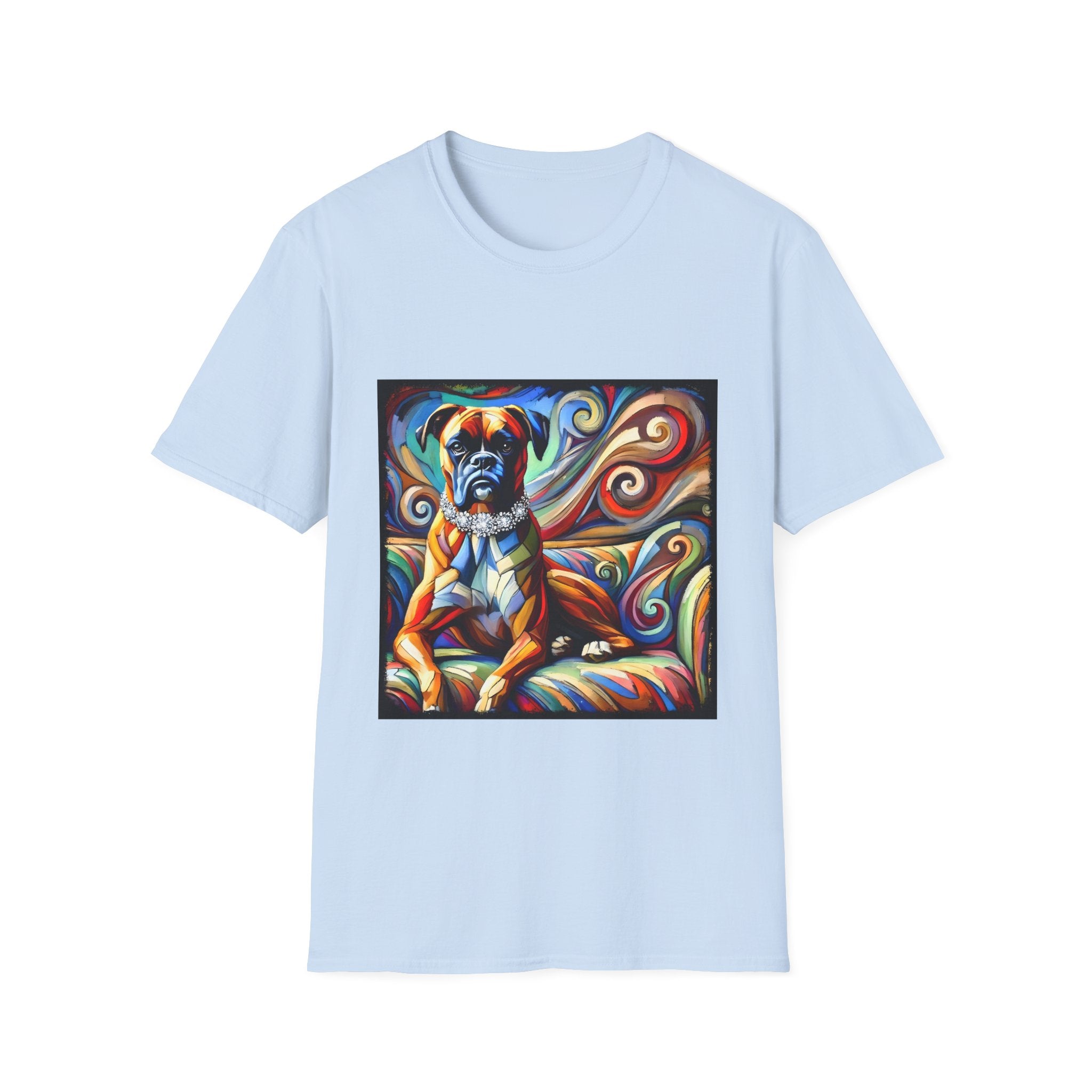 Boxer Diamond Swirl | Unisex Dog T-Shirt