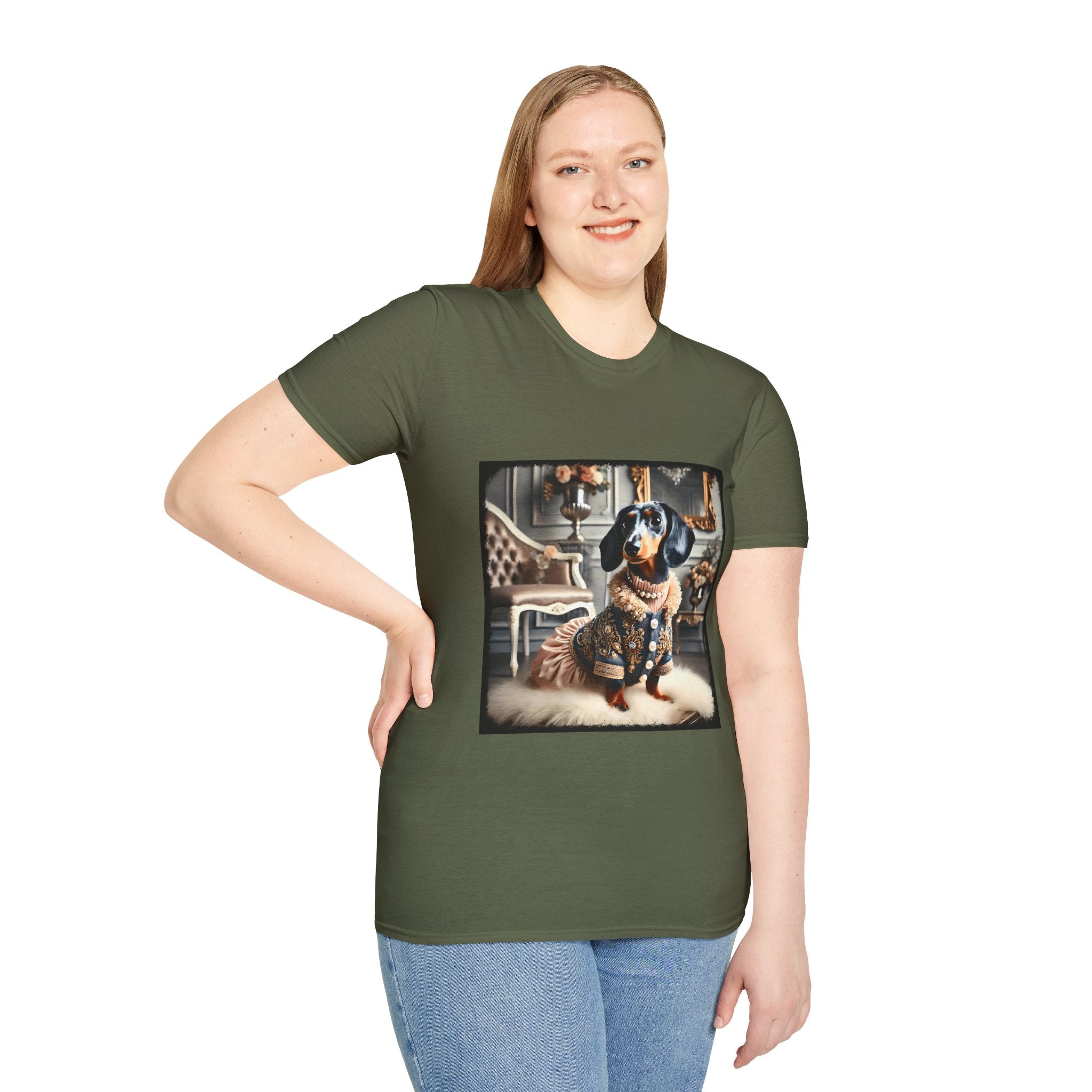 Dachshund Regal Muse | Unisex Dog T-Shirt