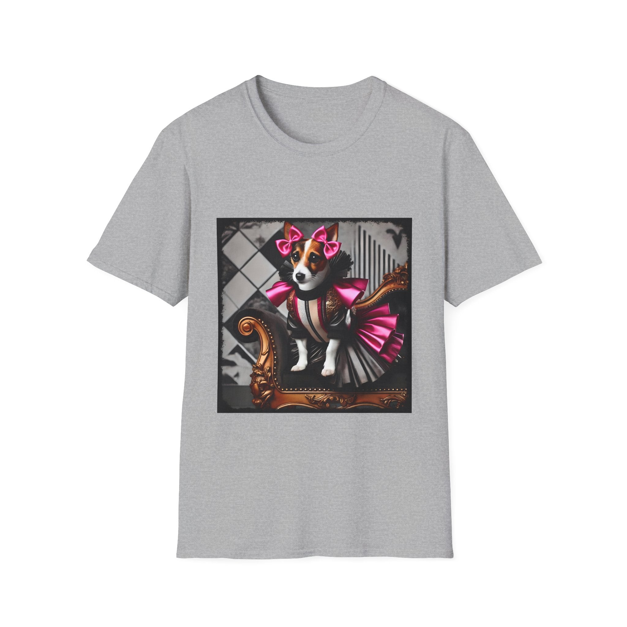 Jack Russell Terrier Pink Rocker | Unisex Dog T-Shirt