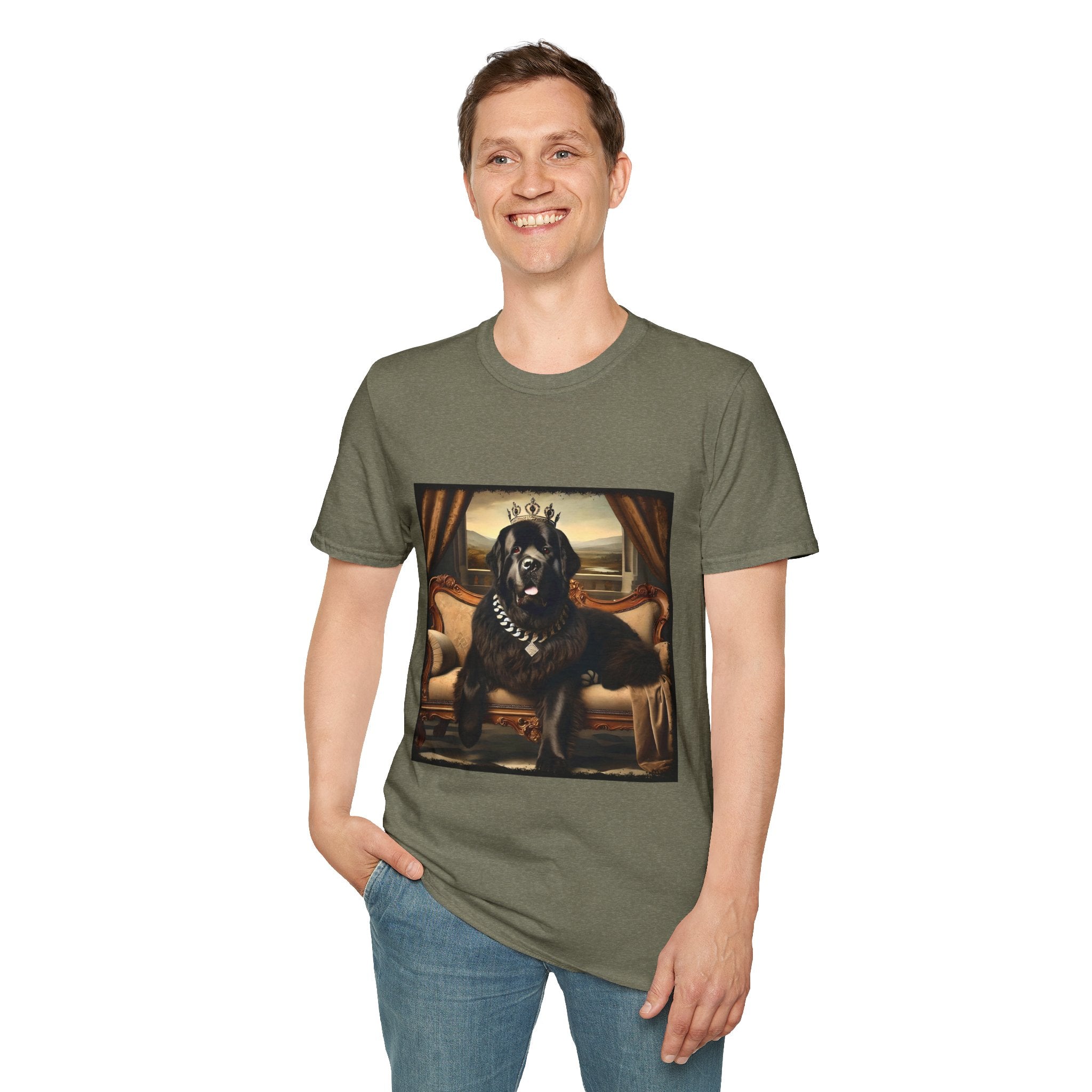 Newfoundland Posh Prince | Unisex Dog T-Shirt