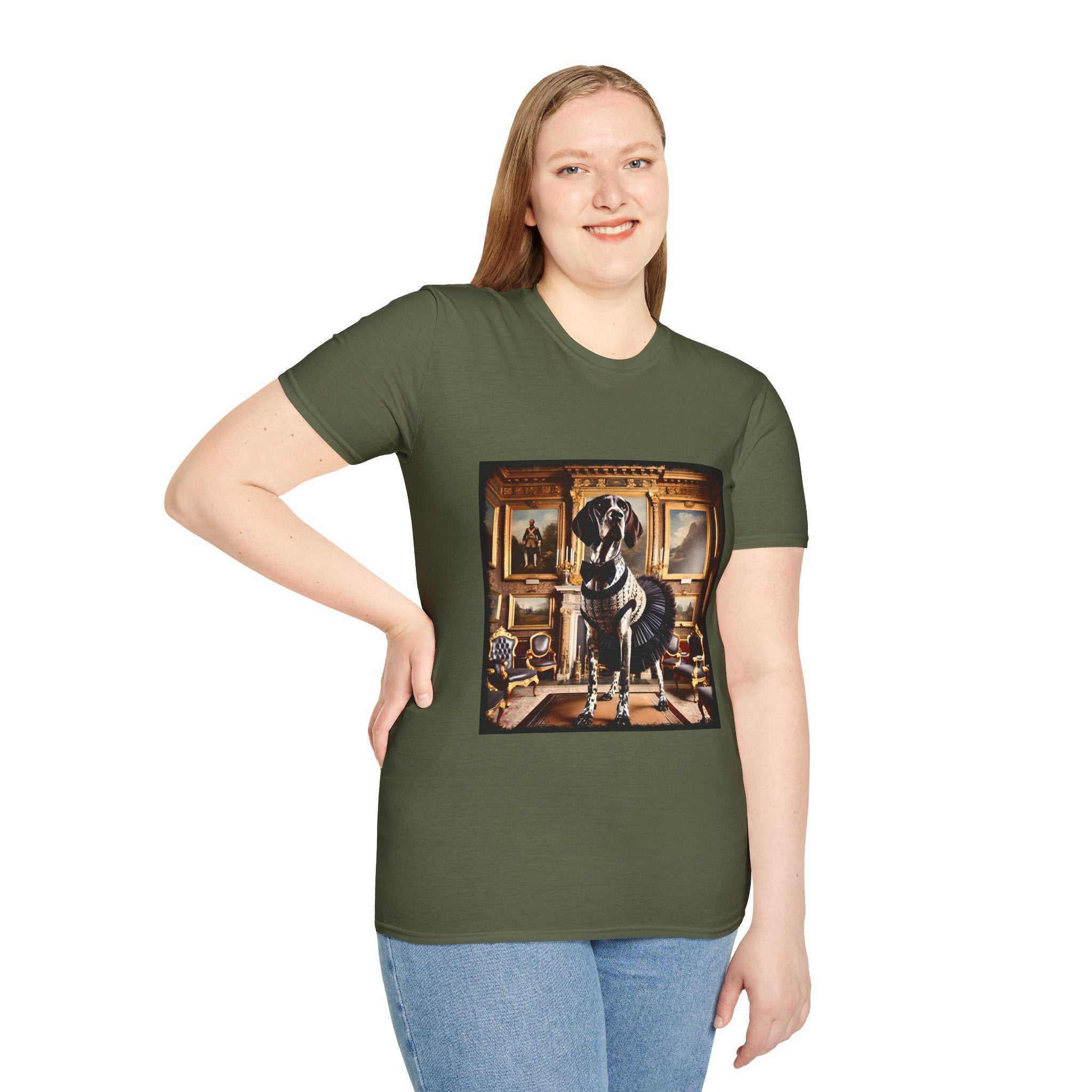 German Shorthaired Pointer Luxe Pup | Unisex Dog T-Shirt